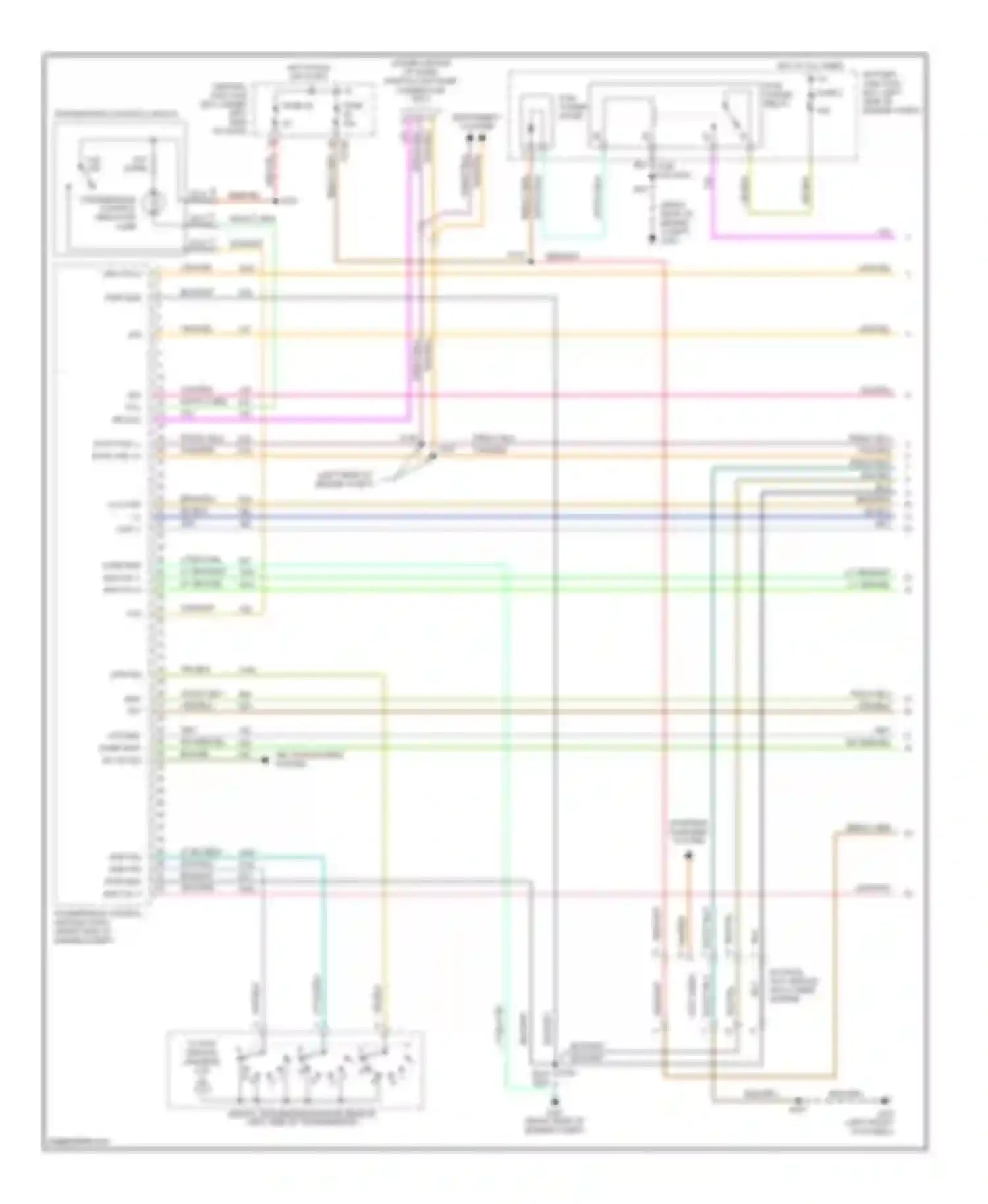 Pickup F150 Ford  (1996-2012): Wiring diagram engine performance 5.4l cng (1 of 5)