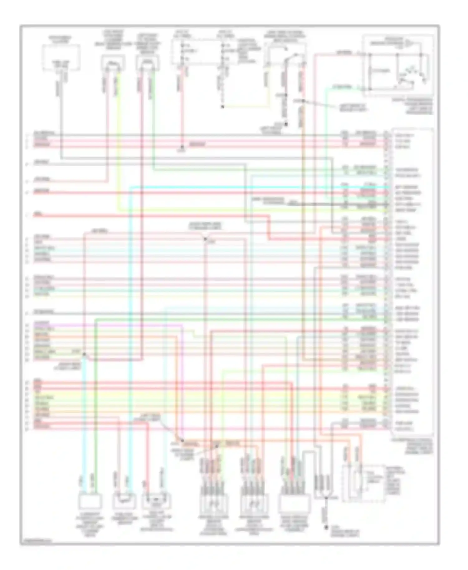 Pickup F150 Ford  (1996-2012): Wiring diagram engine performance 5.4l cng (5 of 5)