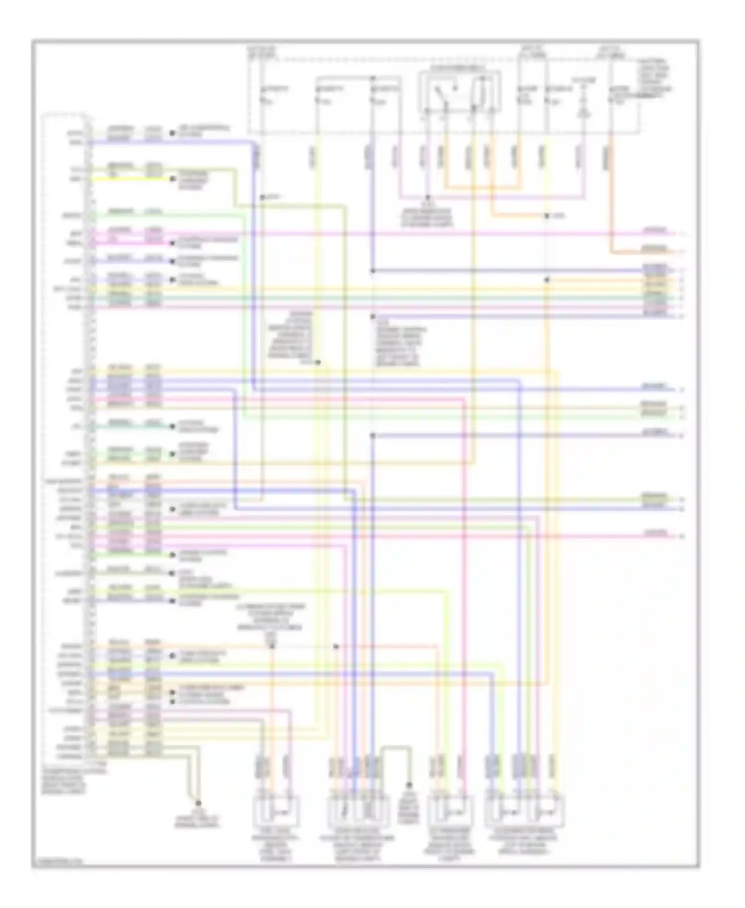 Pickup F150 Ford  (1996-2012): Wiring diagram engine performance 5.4l flex fuel (1 of 5)