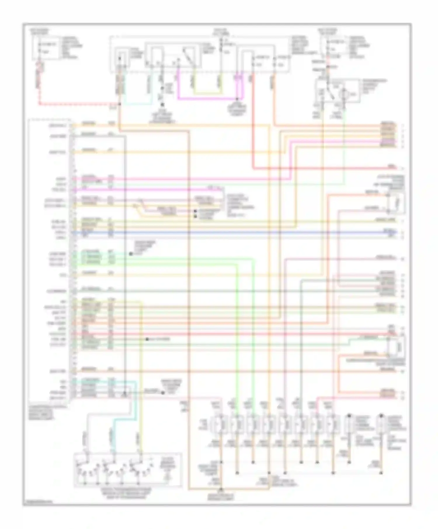 Pickup F150 Ford  (1996-2012): Wiring diagram engine performance 5.4l supercharged (1 of 4)