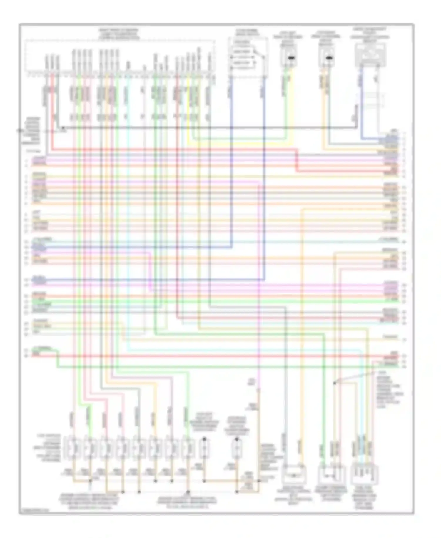 Pickup F150 Ford  (1996-2012): Wiring diagram engine performance 5.4l (2 of 6)