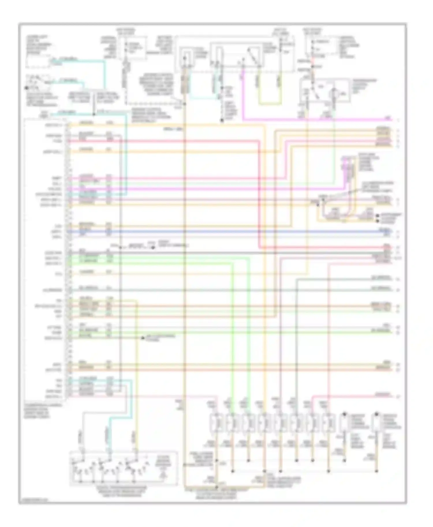 Pickup F150 Ford  (1996-2012): Wiring diagram engine performance 5.4l bi-fuels (1 of 5)