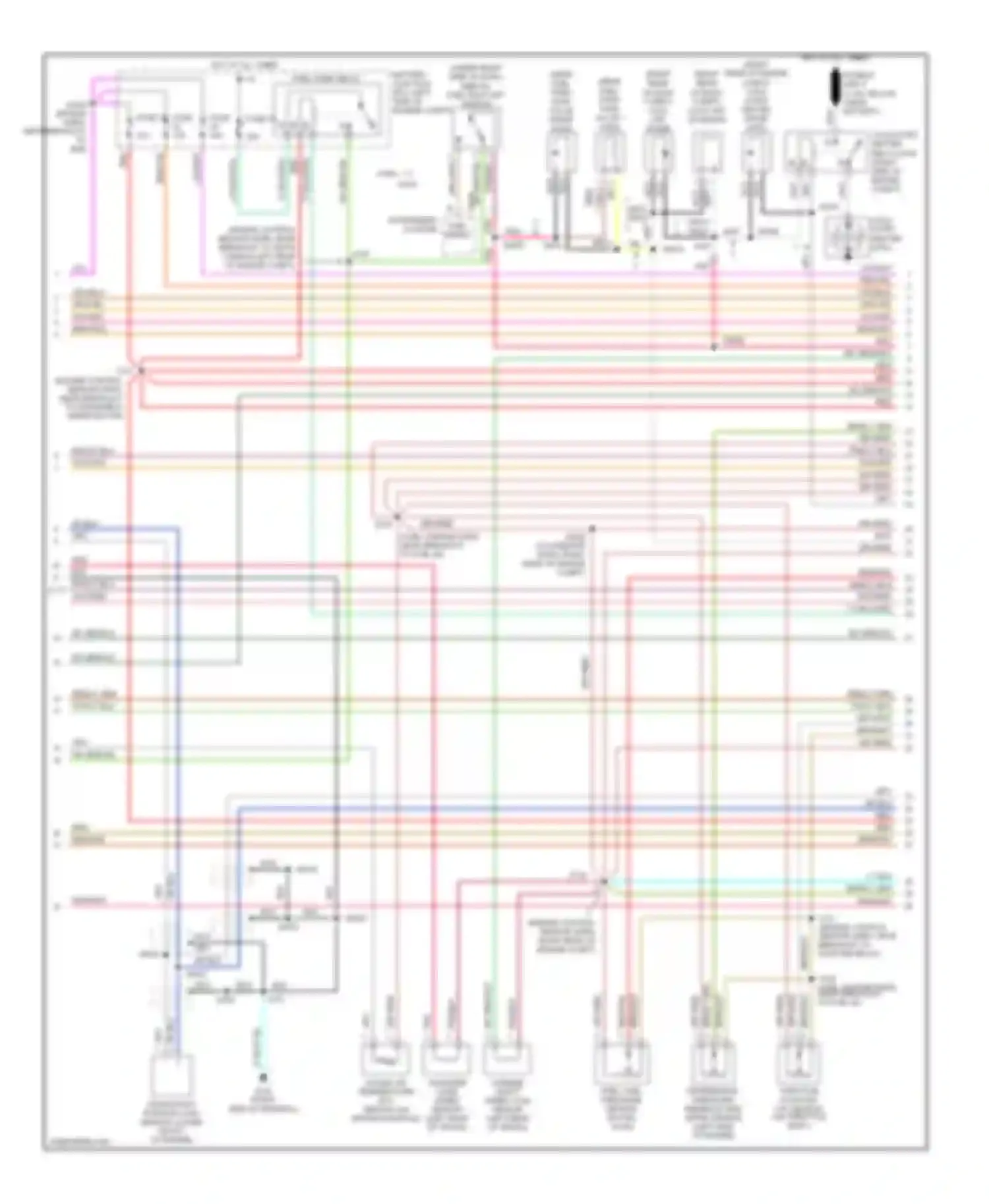 Pickup F150 Ford  (1996-2012): Wiring diagram engine performance 5.4l bi-fuels (2 of 5)