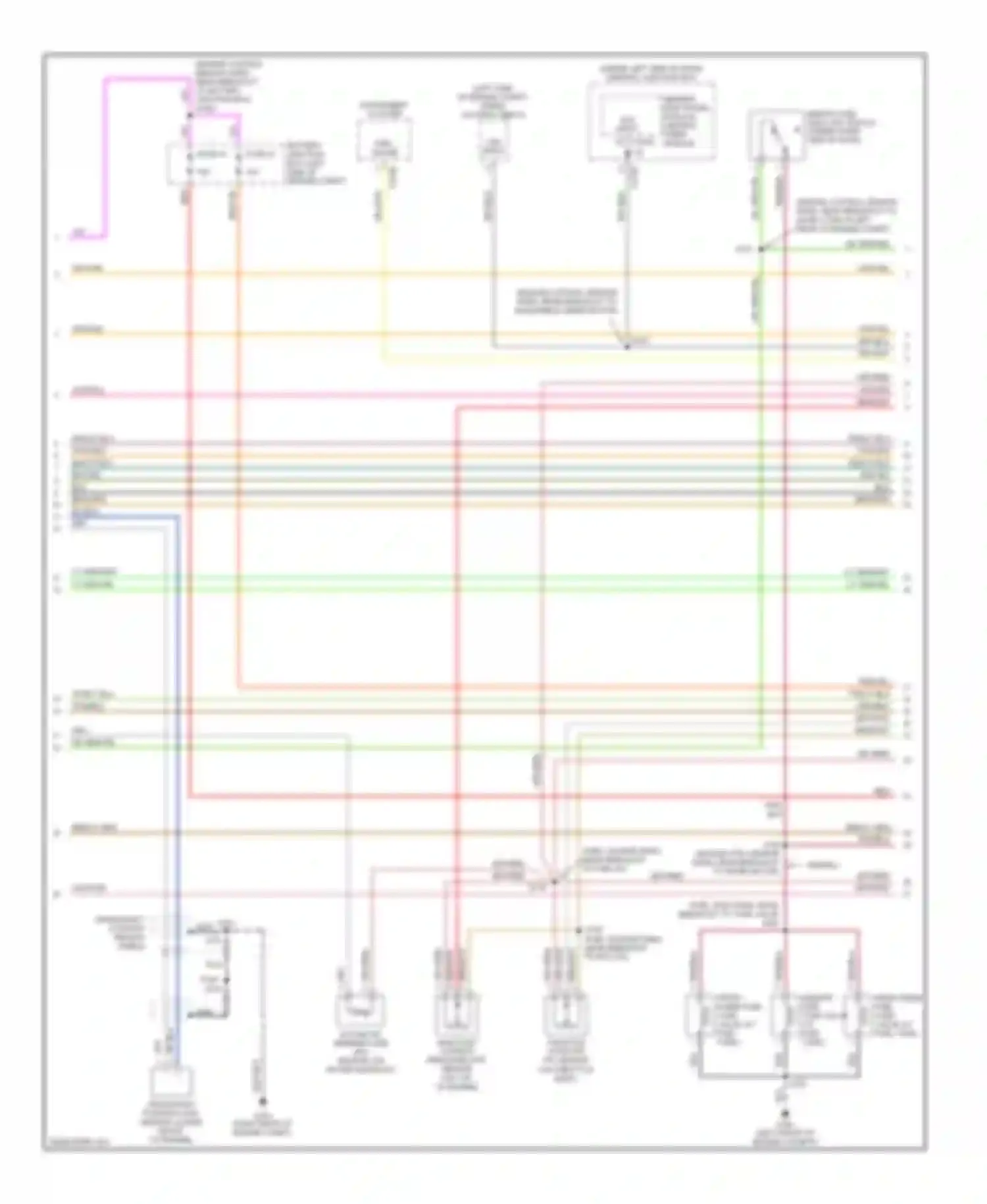 Pickup F150 Ford  (1996-2012): Wiring diagram engine performance 5.4l cngs (2 of 5)