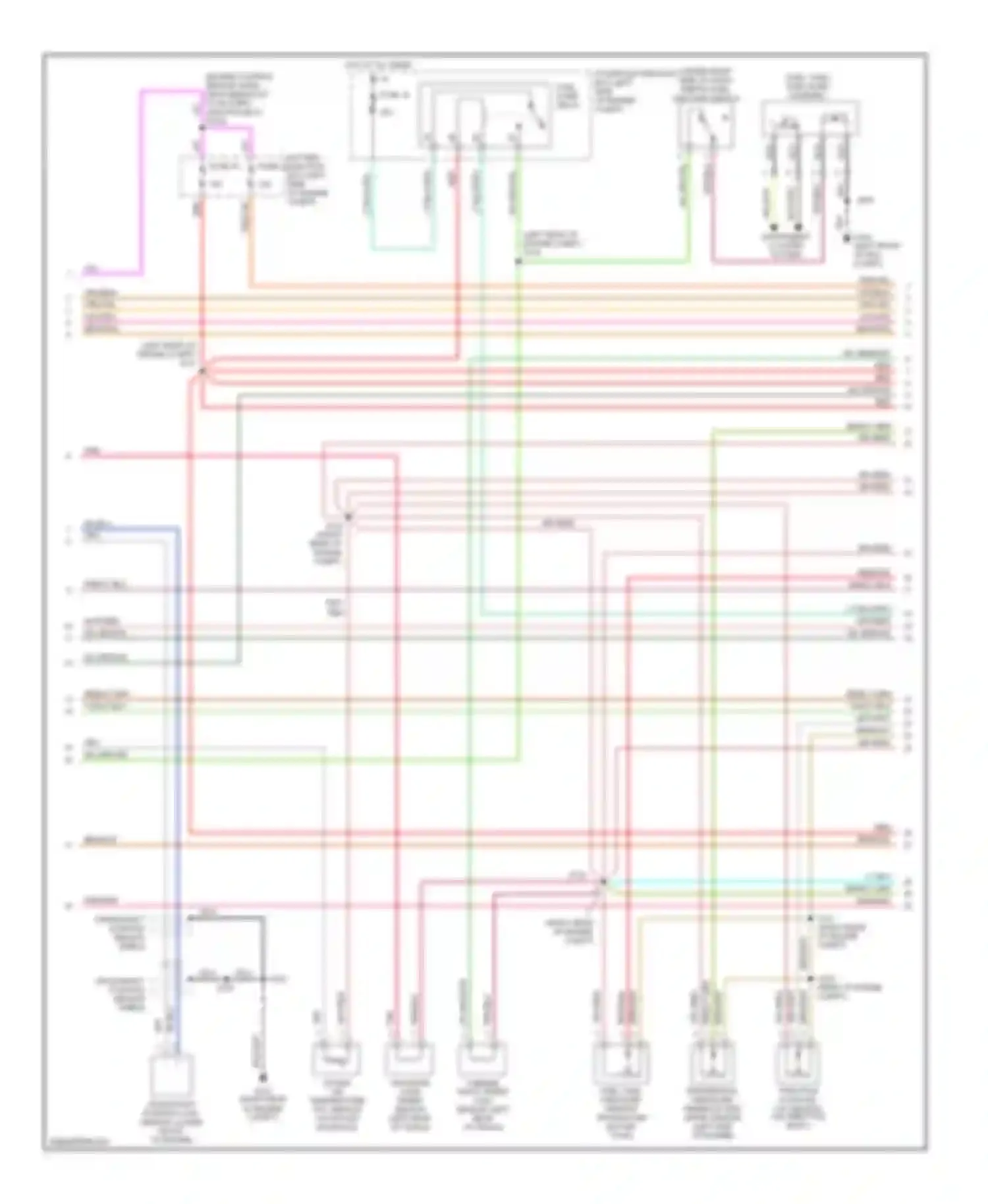 Pickup F150 Ford  (1996-2012): Wiring diagram engine performance 5.4l, with 4r100 transmission (2 of 4)