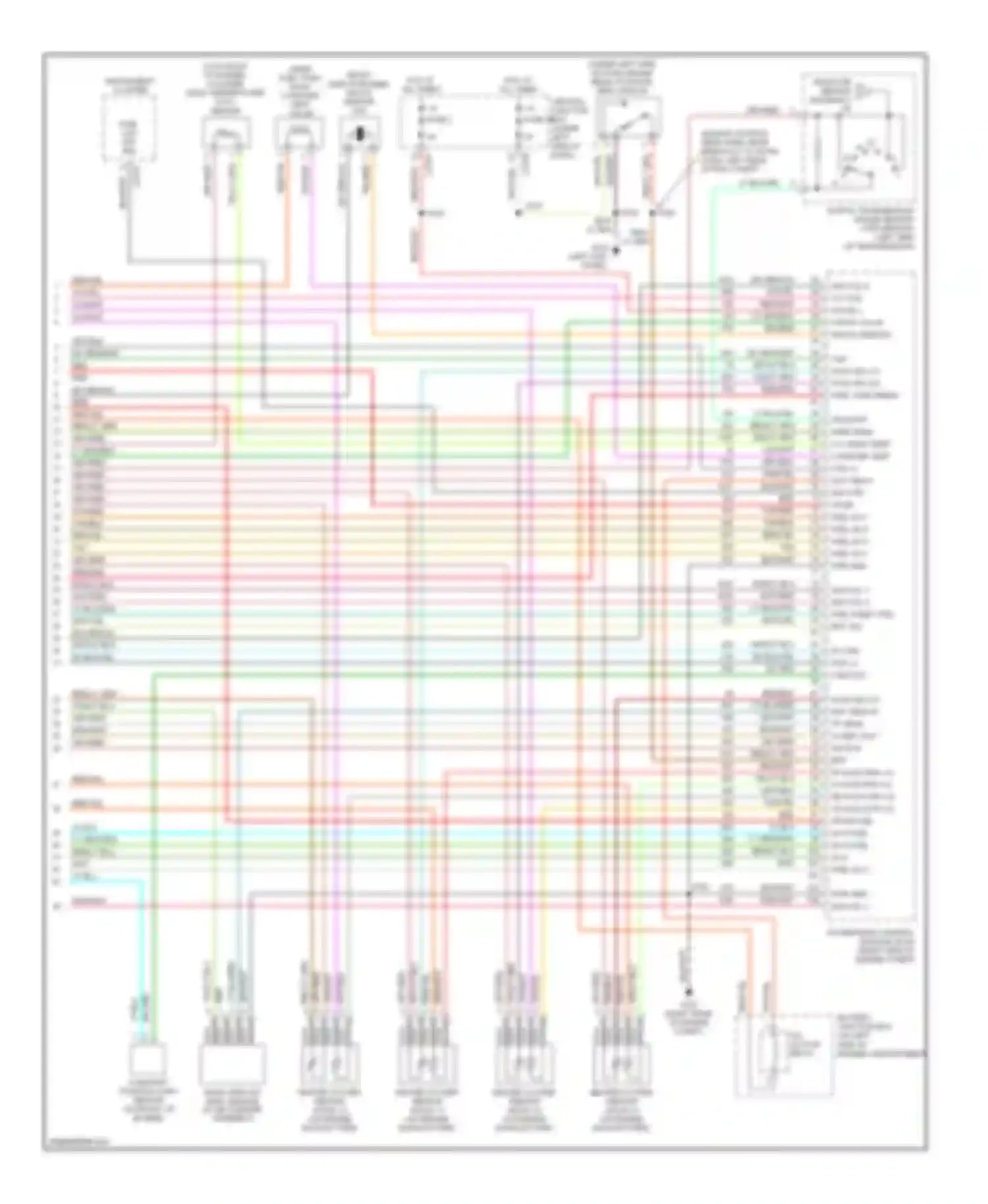 Pickup F150 Ford  (1996-2012): Wiring diagram engine performance 5.4l, with 4r100 transmission (4 of 4)