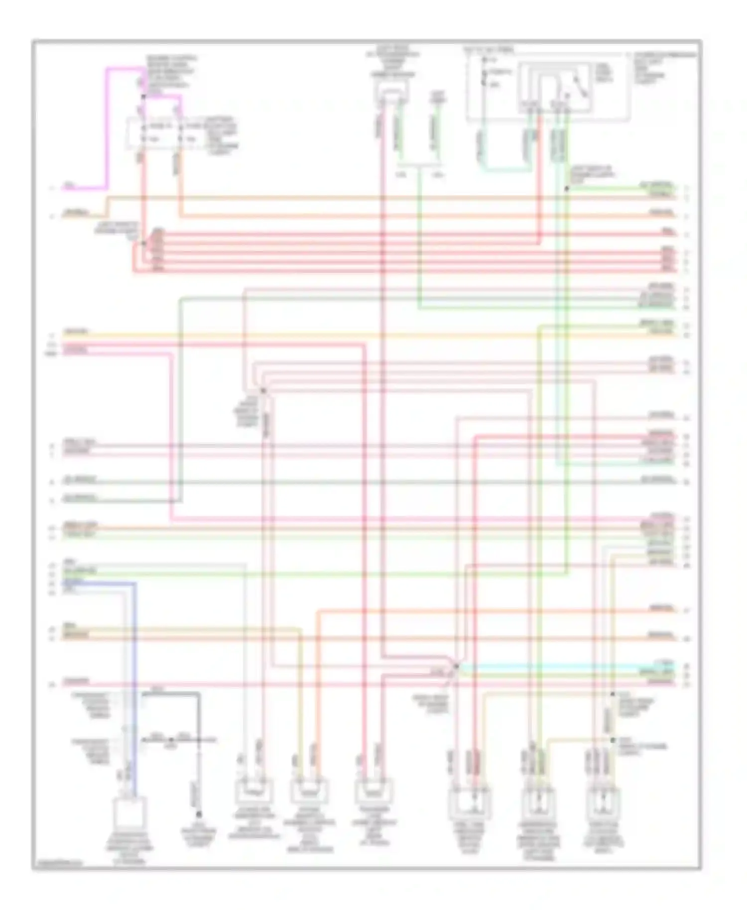Pickup F150 Ford  (1996-2012): Wiring diagram engine performance 5.4l, with 4r70w transmission (2 of 4)