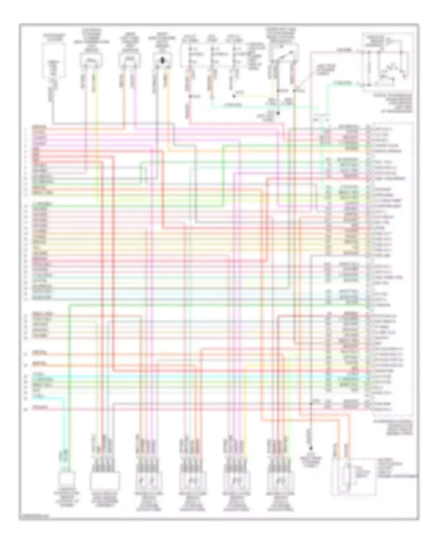Pickup F150 Ford  (1996-2012): Wiring diagram engine performance 5.4l, with 4r70w transmission (4 of 4)