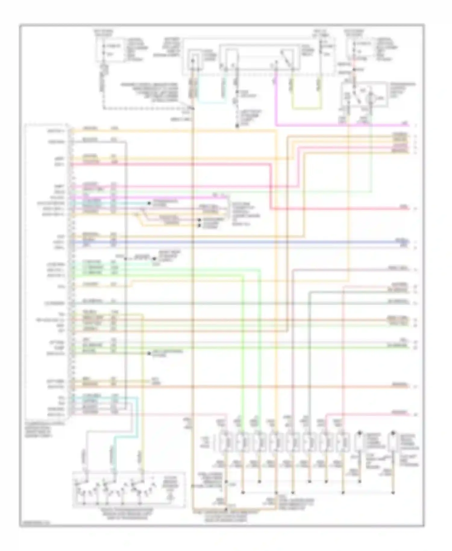 Pickup F150 Ford  (1996-2012): Wiring diagram engine performance 5.4ls, with 4r100 transmission (1
of 4)