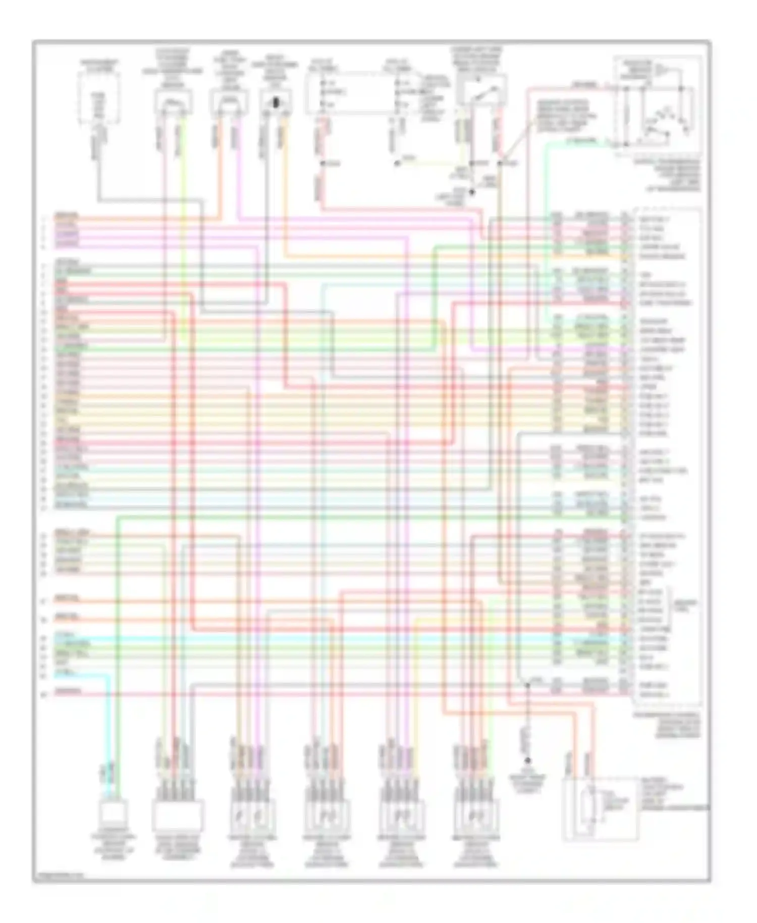 Pickup F150 Ford  (1996-2012): Wiring diagram engine performance 5.4ls, with 4r100 transmission (4
of 4)