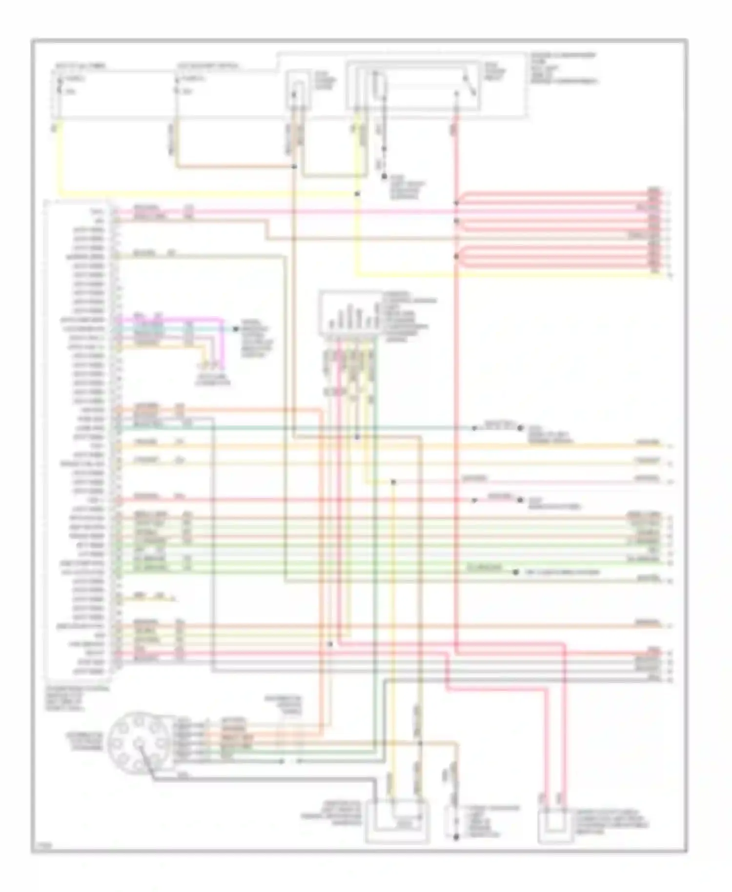 Pickup F150 Ford  (1996-2012): Wiring diagram engine performance 5.8ls (1 of 4)