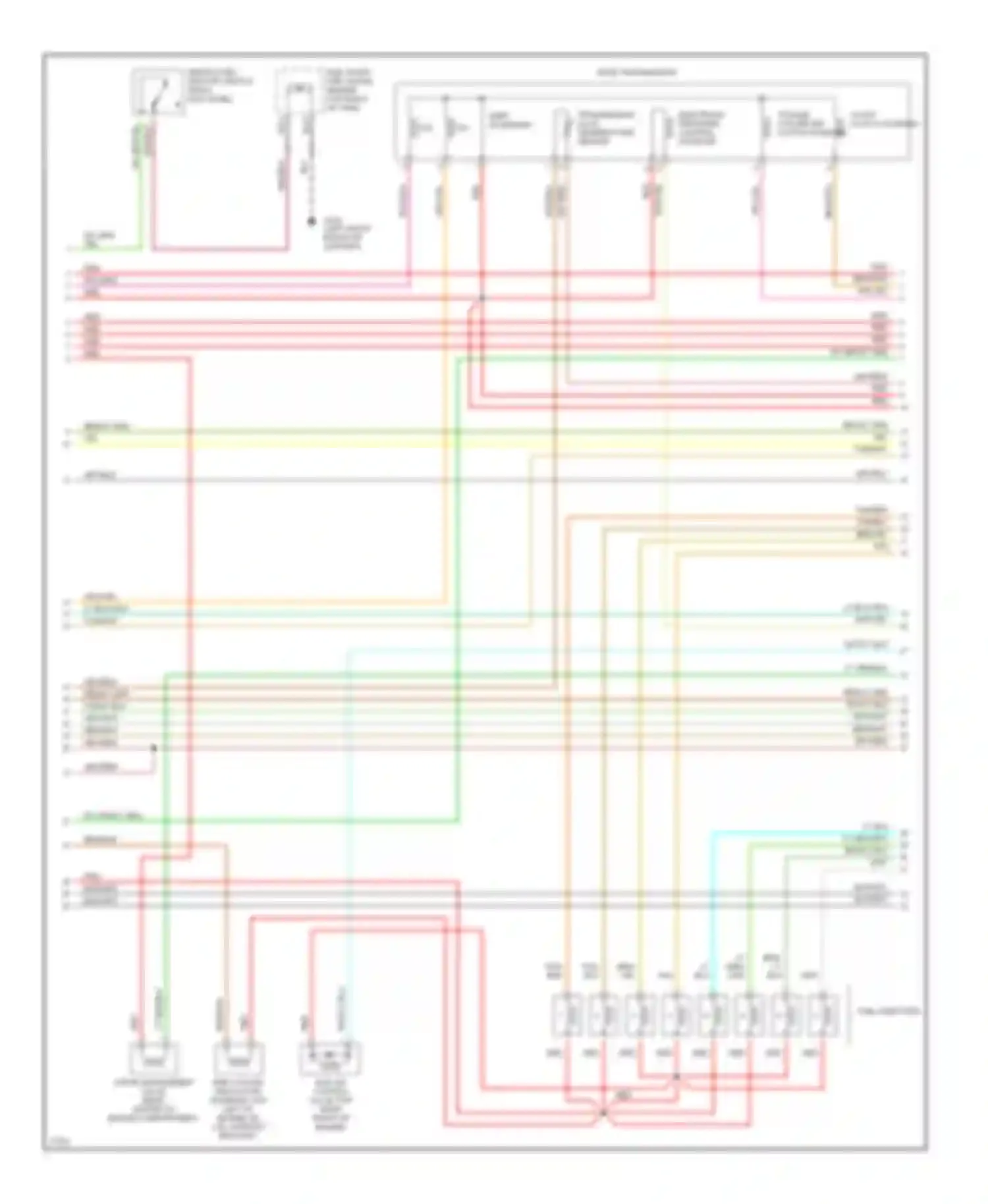 Pickup F150 Ford  (1996-2012): Wiring diagram engine performance 5.8ls (3 of 4)