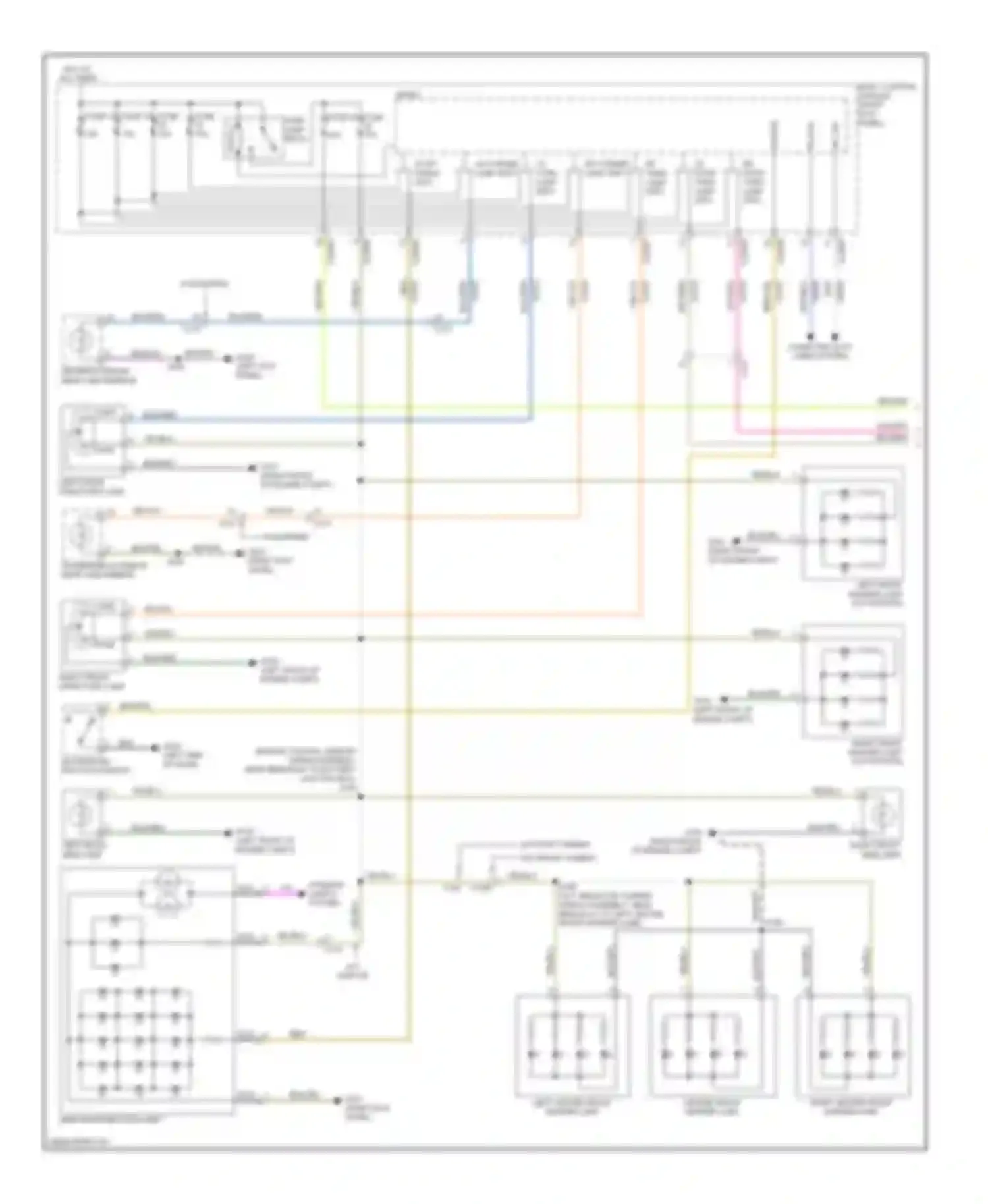 Pickup F150 Ford  (1996-2012): Exterior lamps circuit (1 of 2)