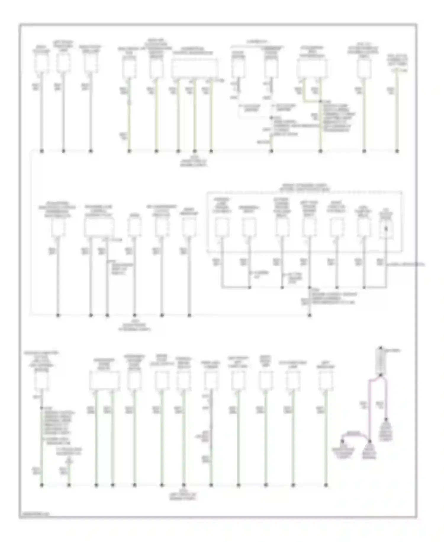 Pickup F150 Ford  (1996-2012): Ground distribution circuit (1 of 4)