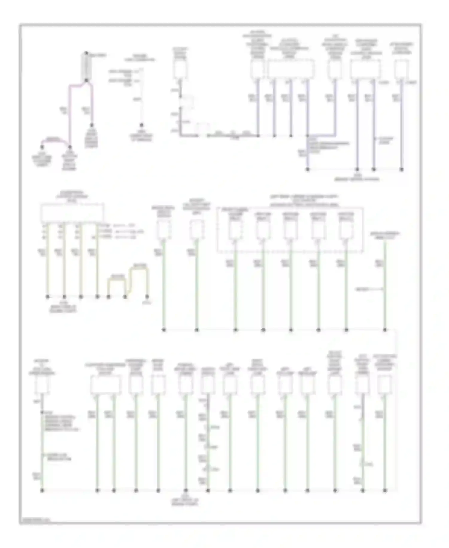 Pickup F150 Ford  (1996-2012): Ground distribution circuit (1 of 5)