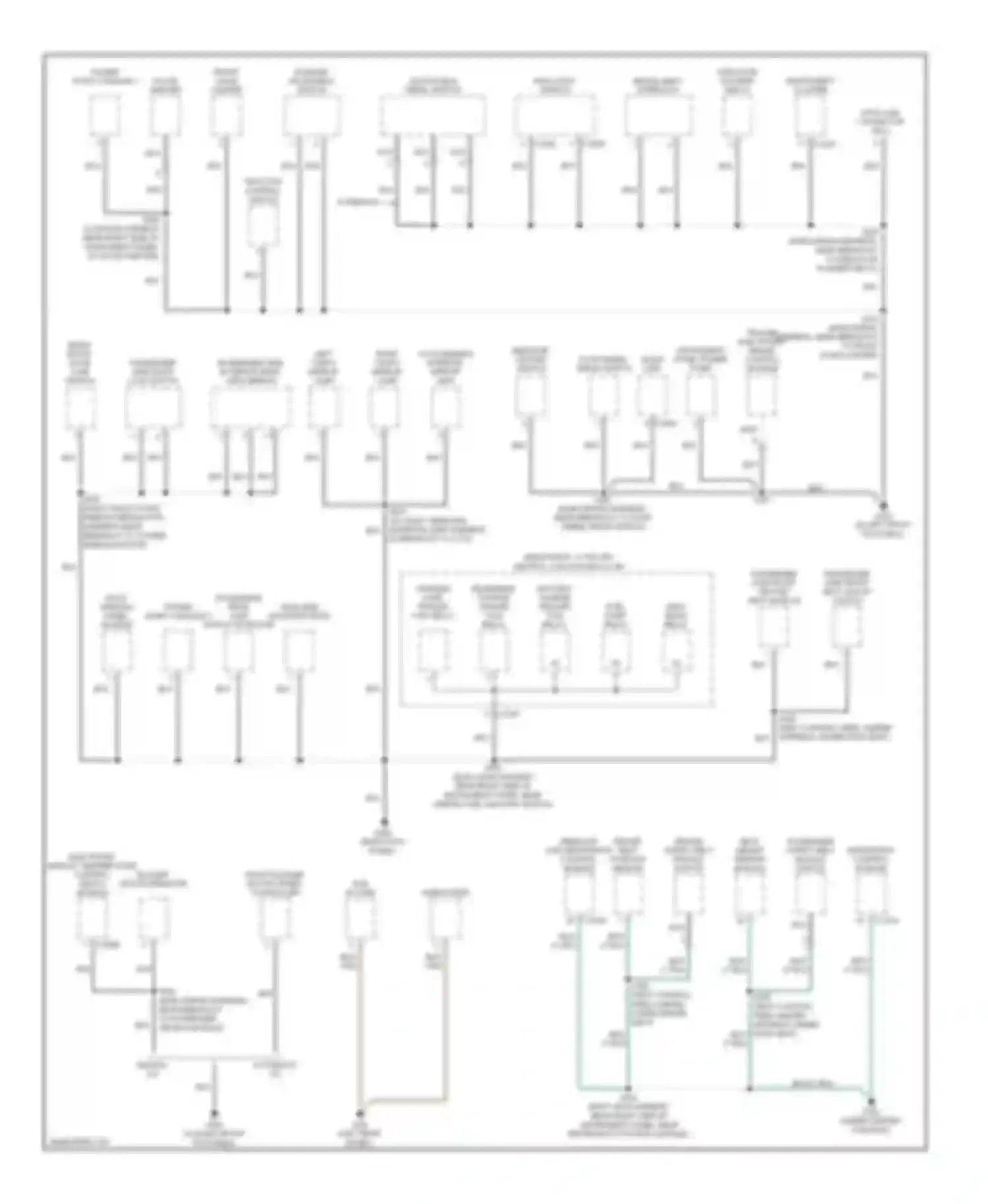 Pickup F150 Ford  (1996-2012): Ground distribution circuit (2 of 3)