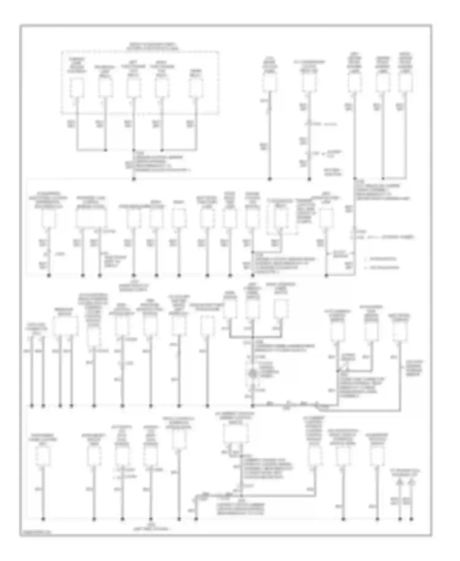 Pickup F150 Ford  (1996-2012): Ground distribution circuit (2 of 5)