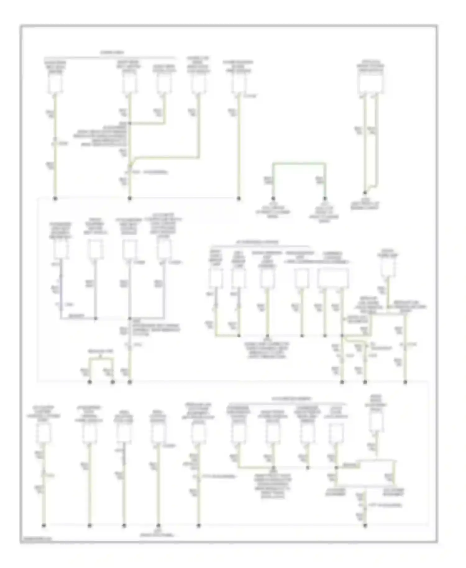 Pickup F150 Ford  (1996-2012): Ground distribution circuit (4 of 5)