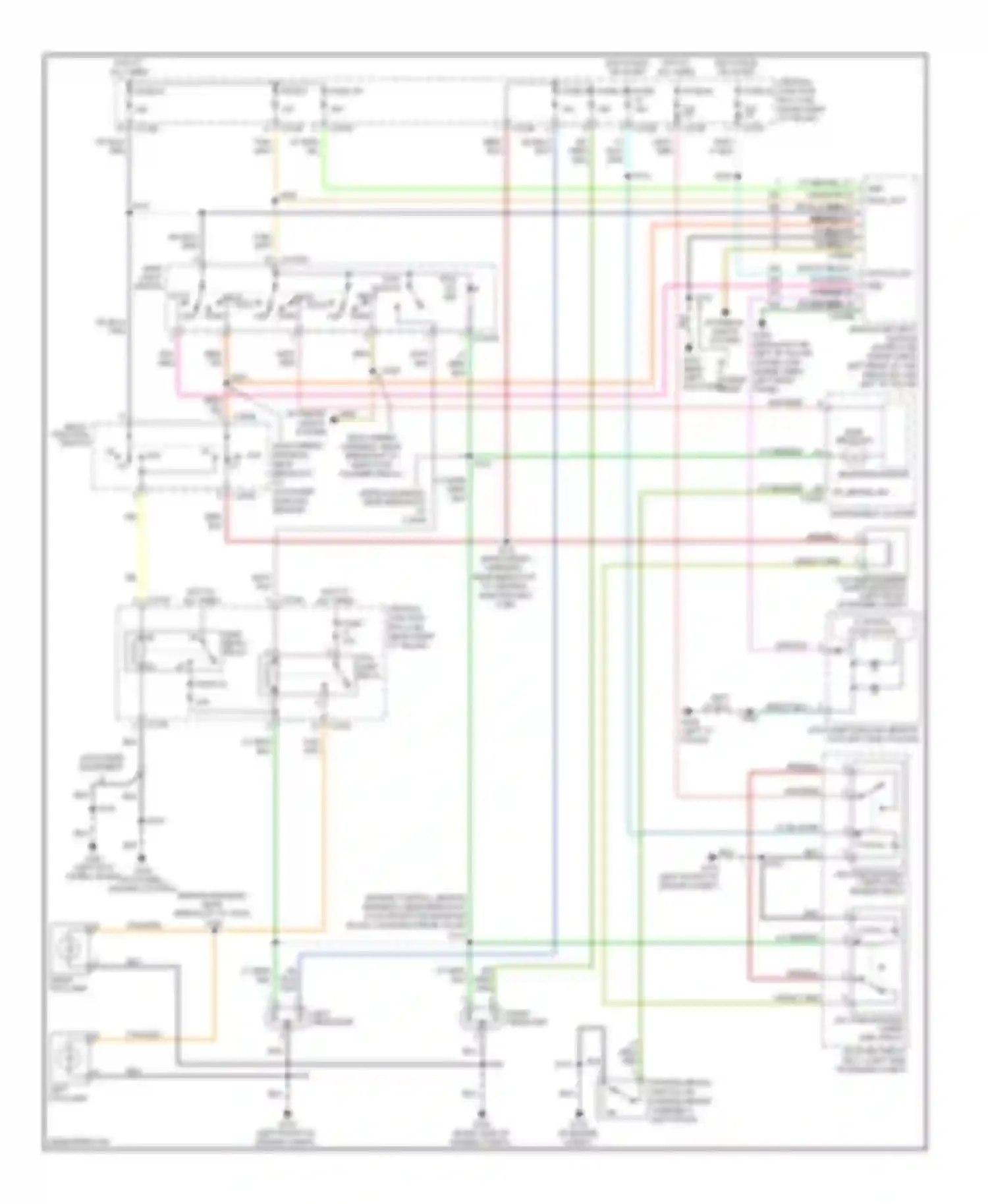 Pickup F150 Ford  (1996-2012): Autolamps circuit, with drl