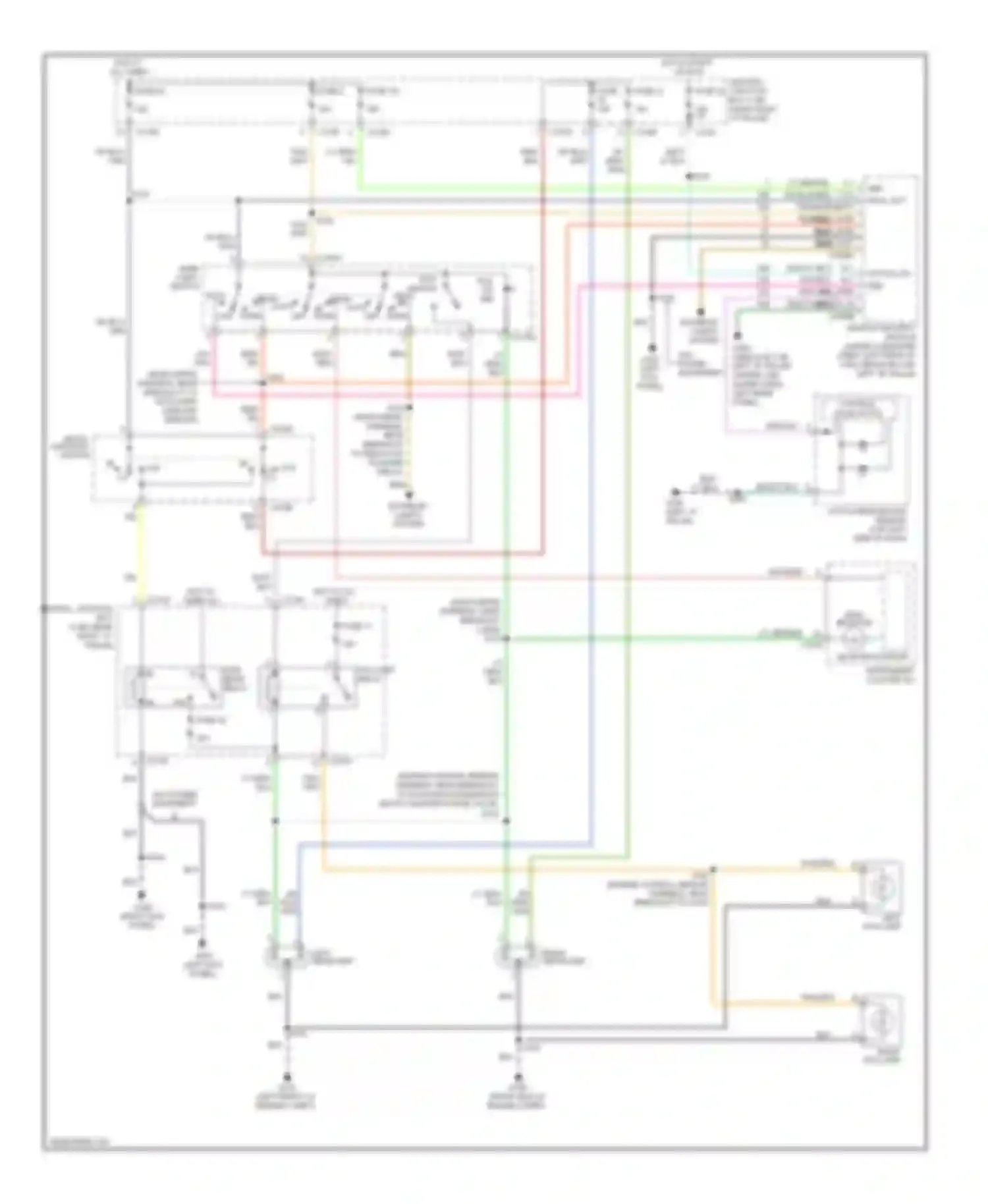 Pickup F150 Ford  (1996-2012): Autolamps circuit, without drl