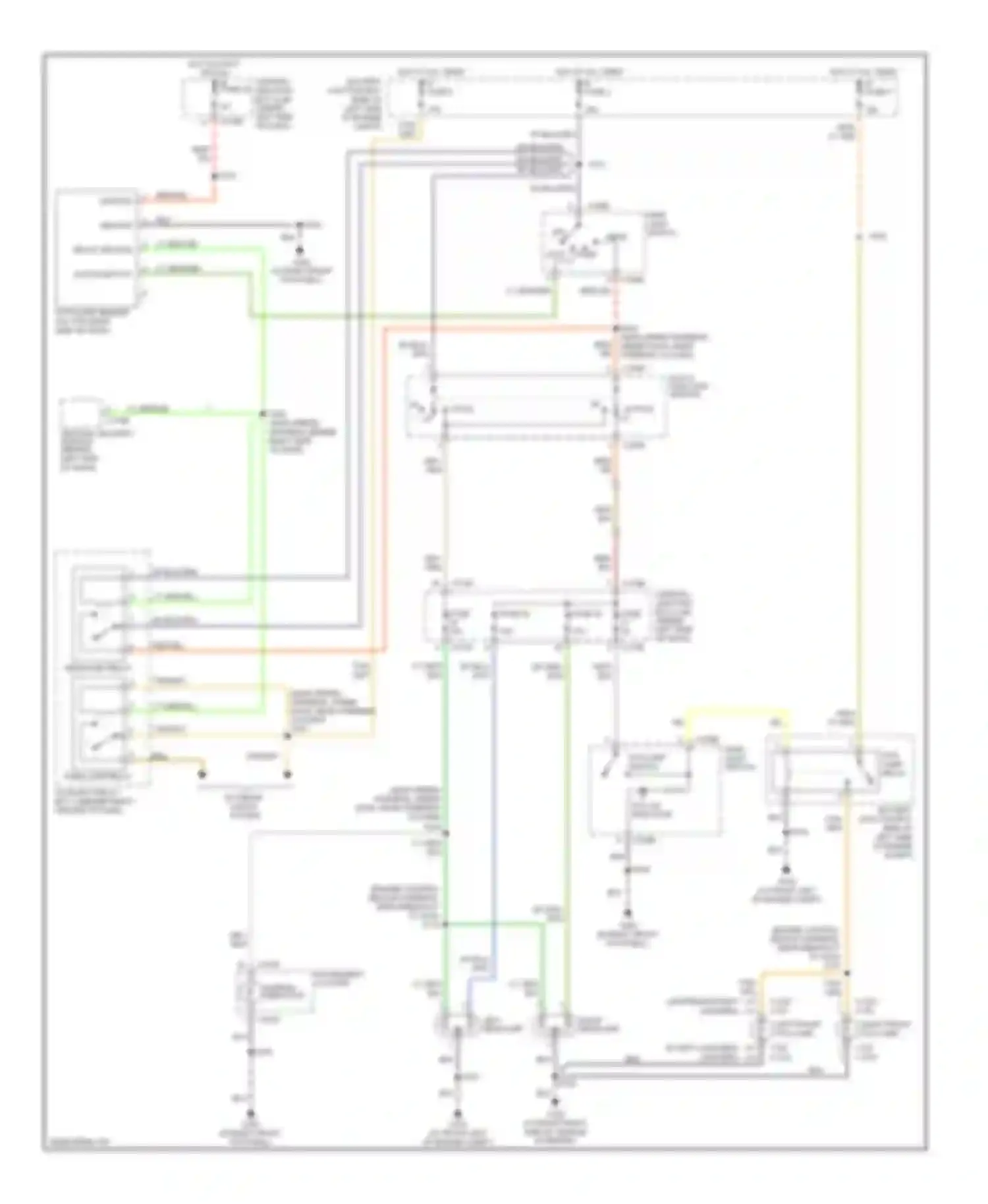 Pickup F150 Ford  (1996-2012): Autolamps & fog lamps circuit, without drl