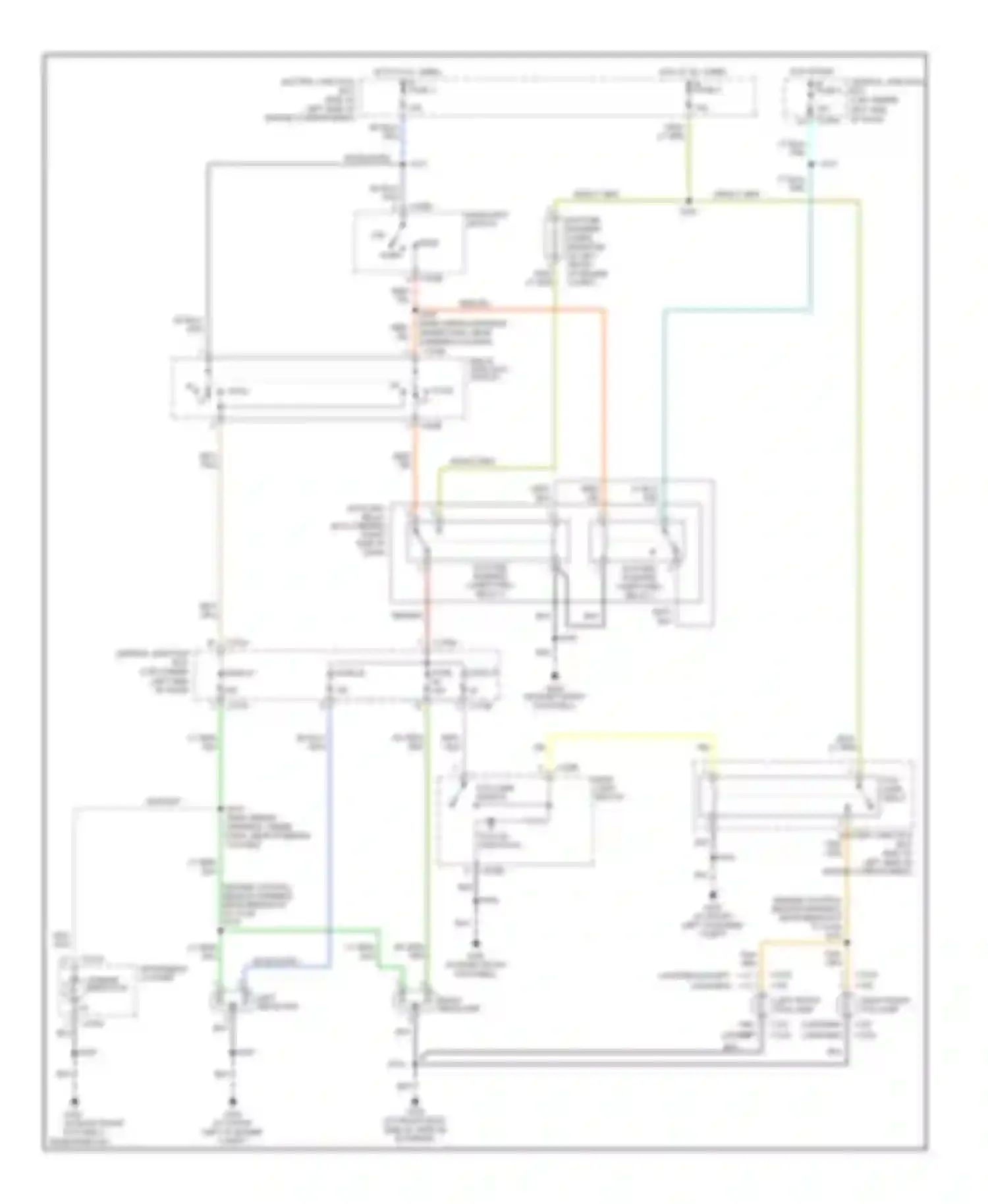 Pickup F150 Ford  (1996-2012): Headlamps/fog lamps circuit, with drl