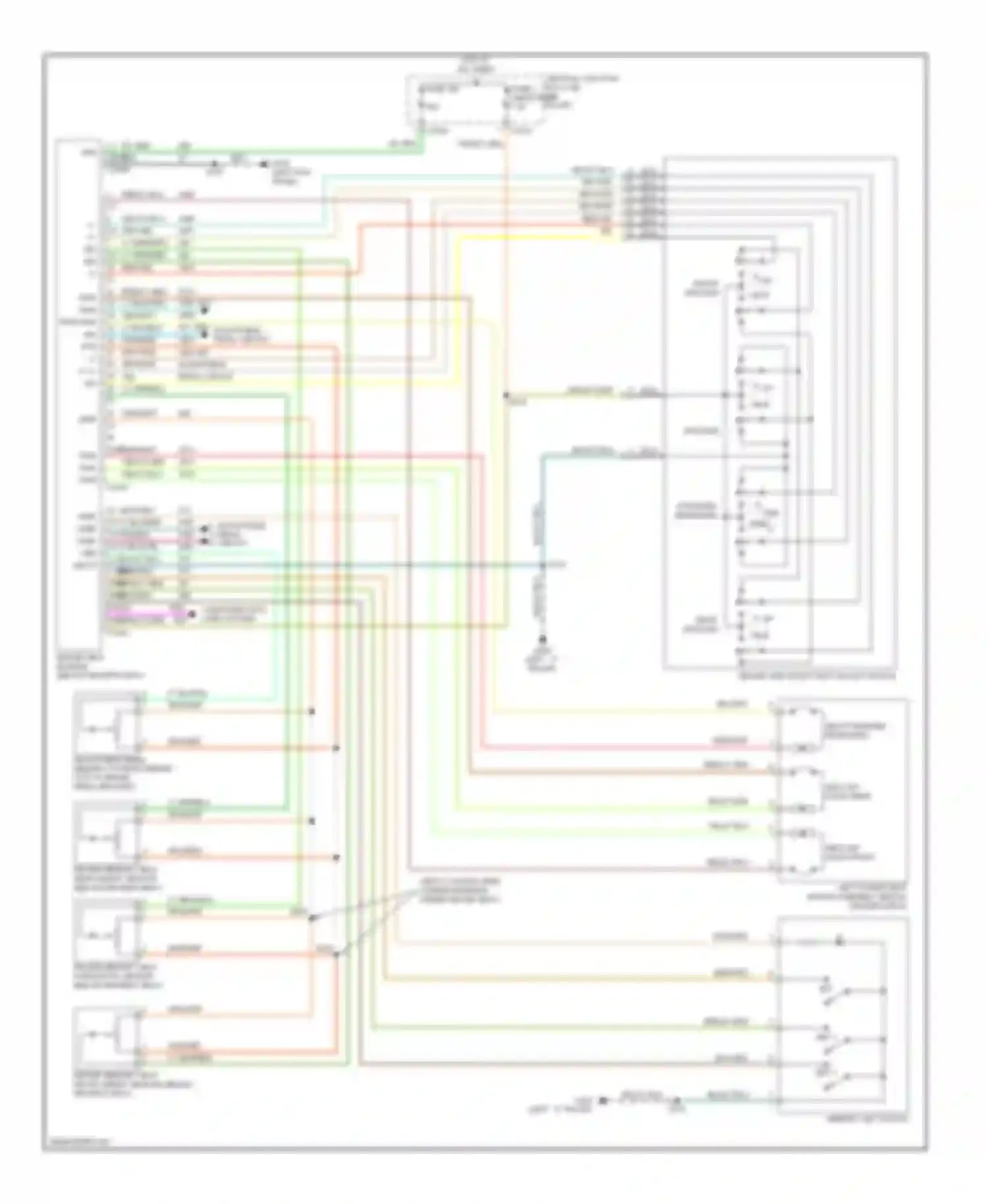 Pickup F150 Ford  (1996-2012): Driver"s memory seat circuit