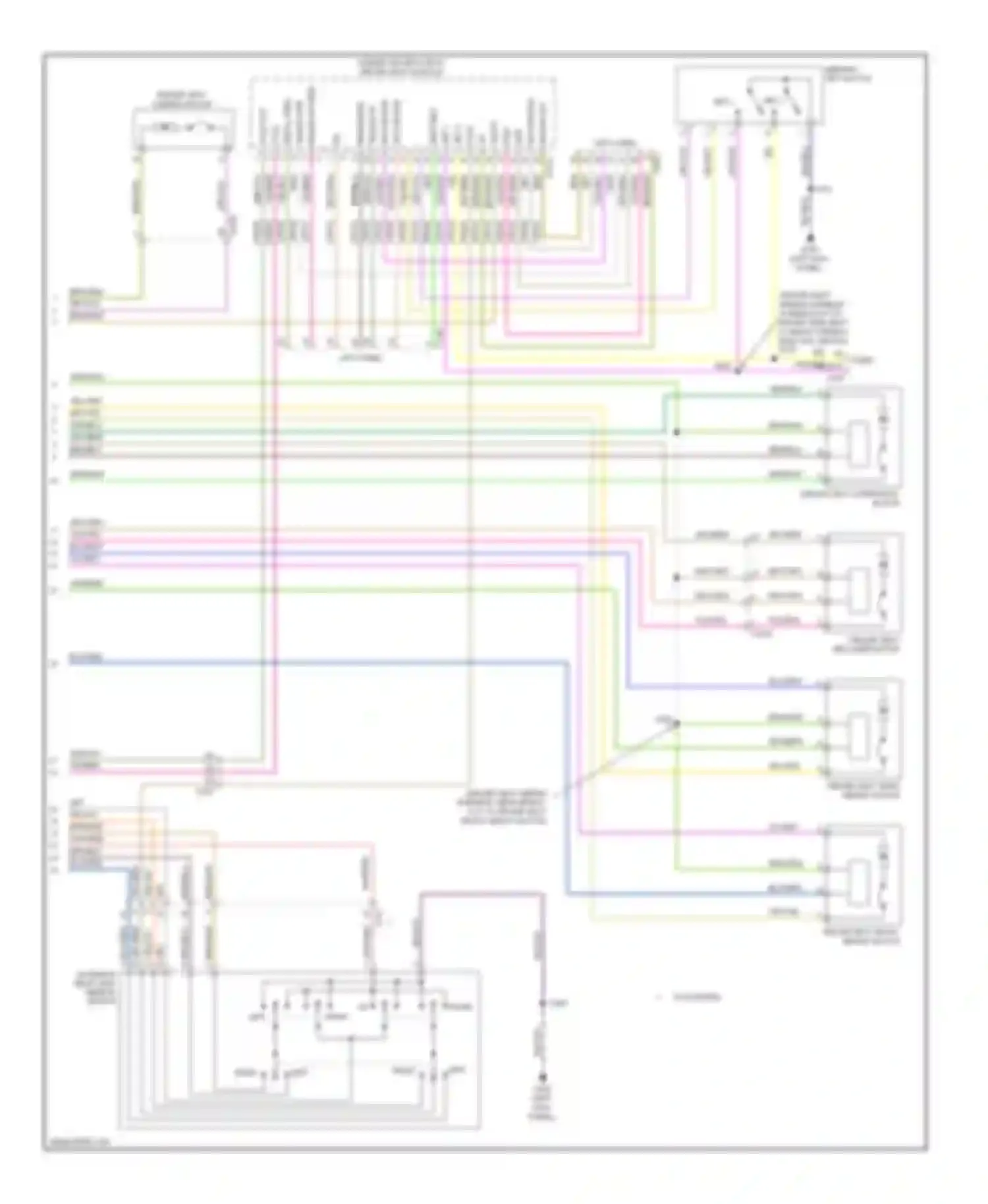 Pickup F150 Ford  (1996-2012): Memory seat & mirrors circuit (3 of 3)