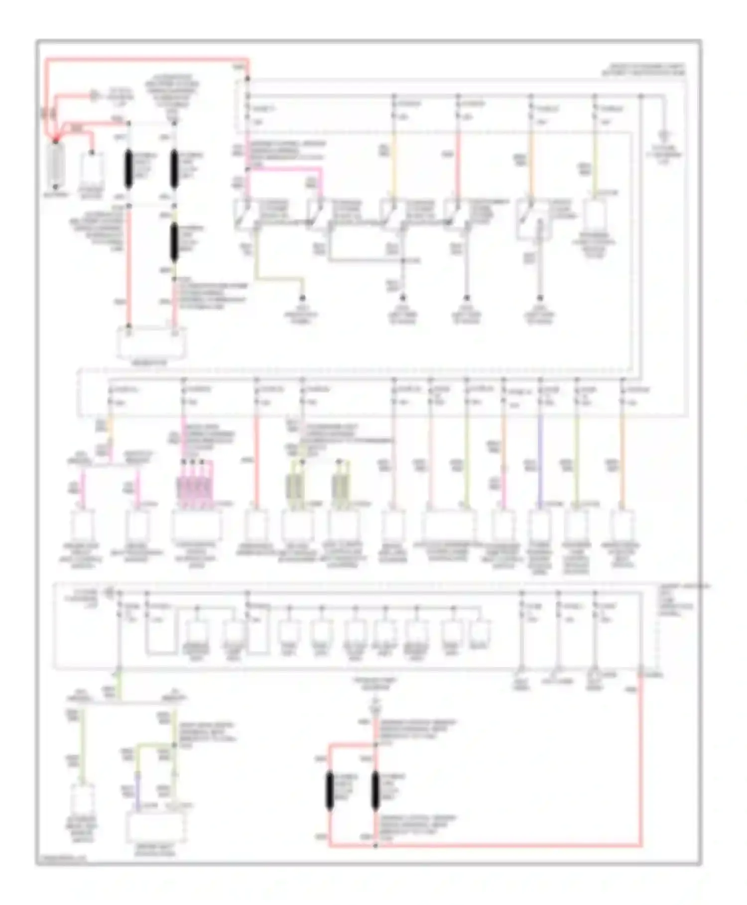 Pickup F150 Ford  (1996-2012): Power distribution circuit (1 of 4)