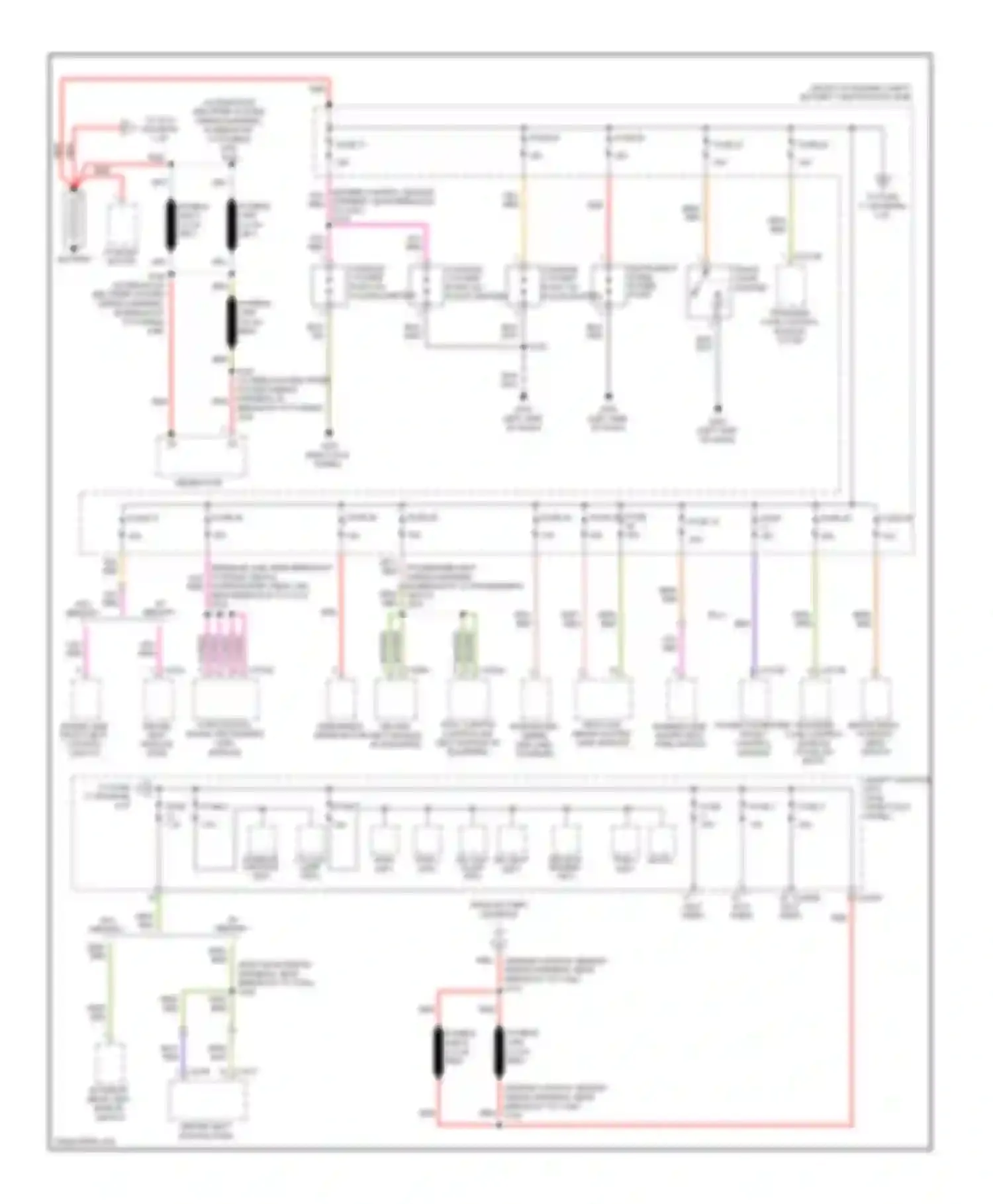 Pickup F150 Ford  (1996-2012): Power distribution circuit (1 of 5)