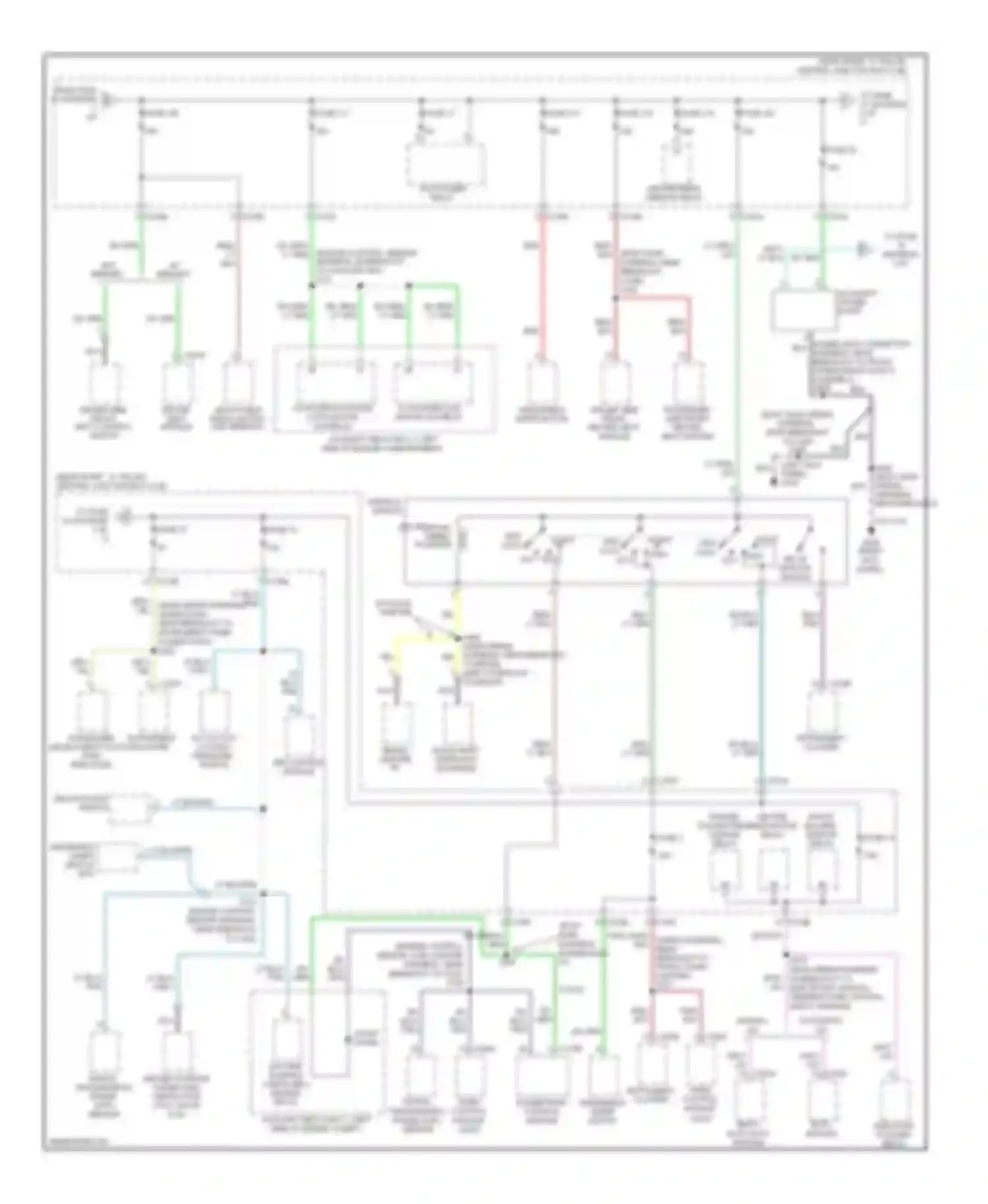 Pickup F150 Ford  (1996-2012): Power distribution circuit (2 of 3)