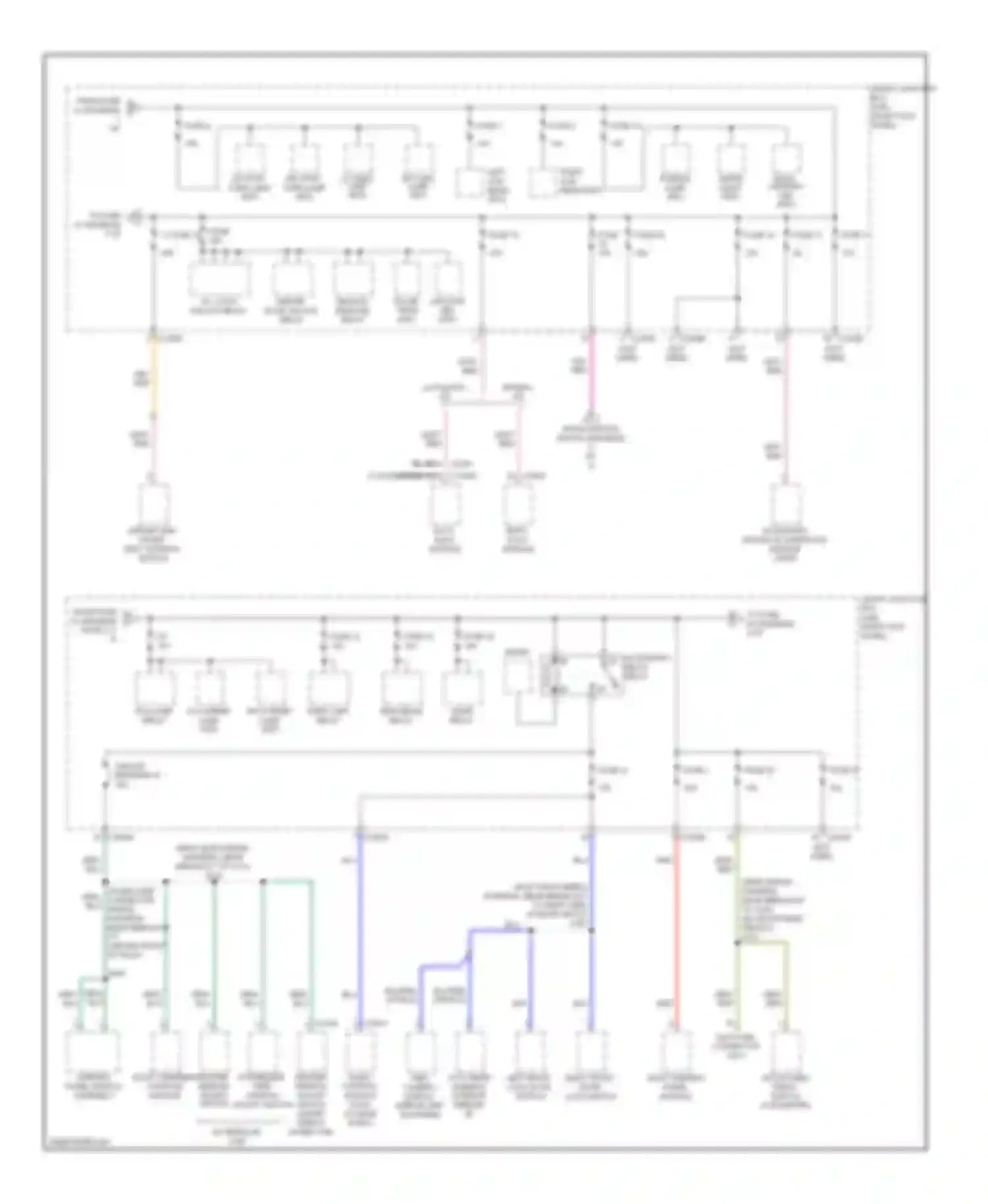 Pickup F150 Ford  (1996-2012): Power distribution circuit (3 of 4)