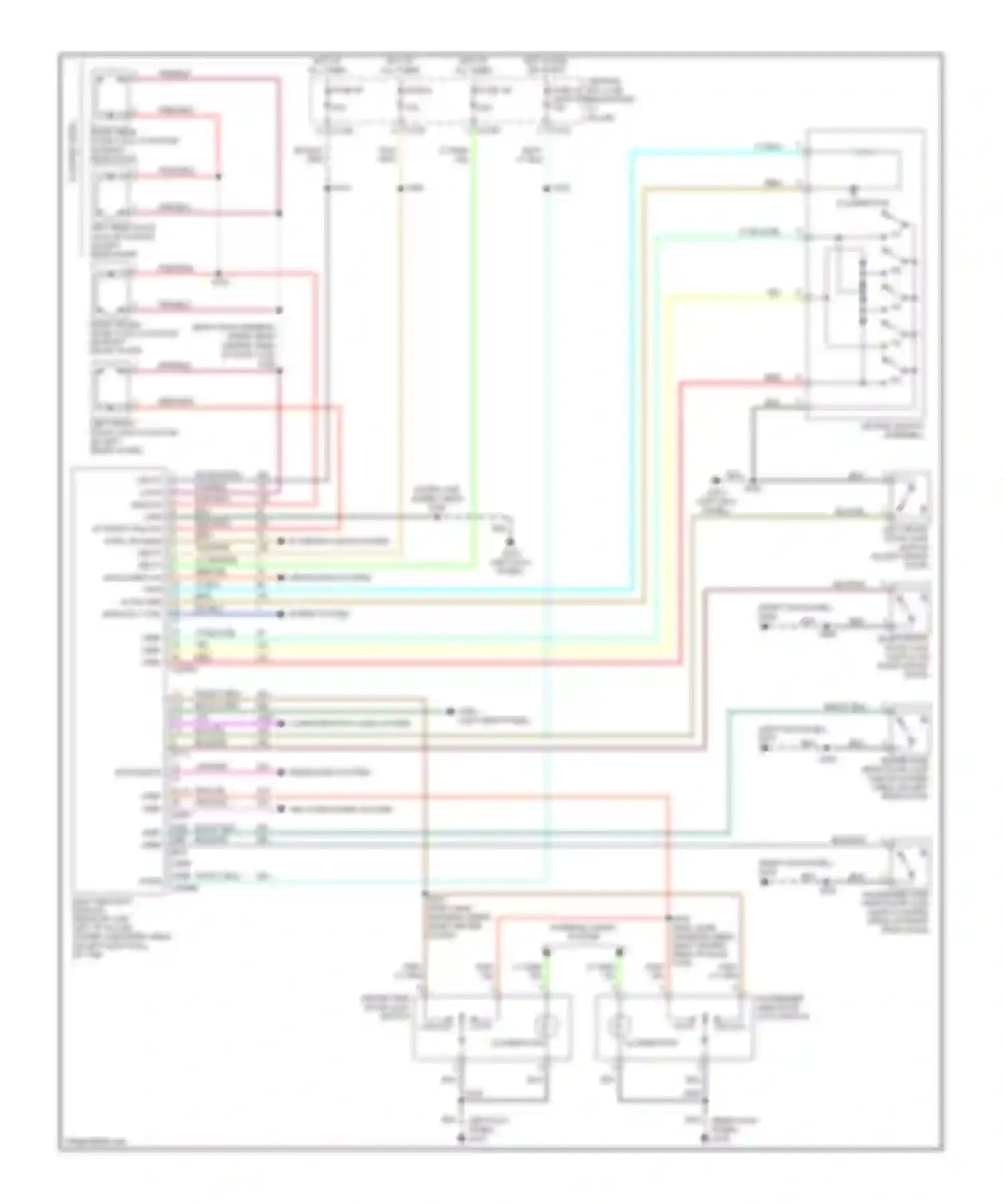 Pickup F150 Ford  (1996-2012): Door lock circuit
