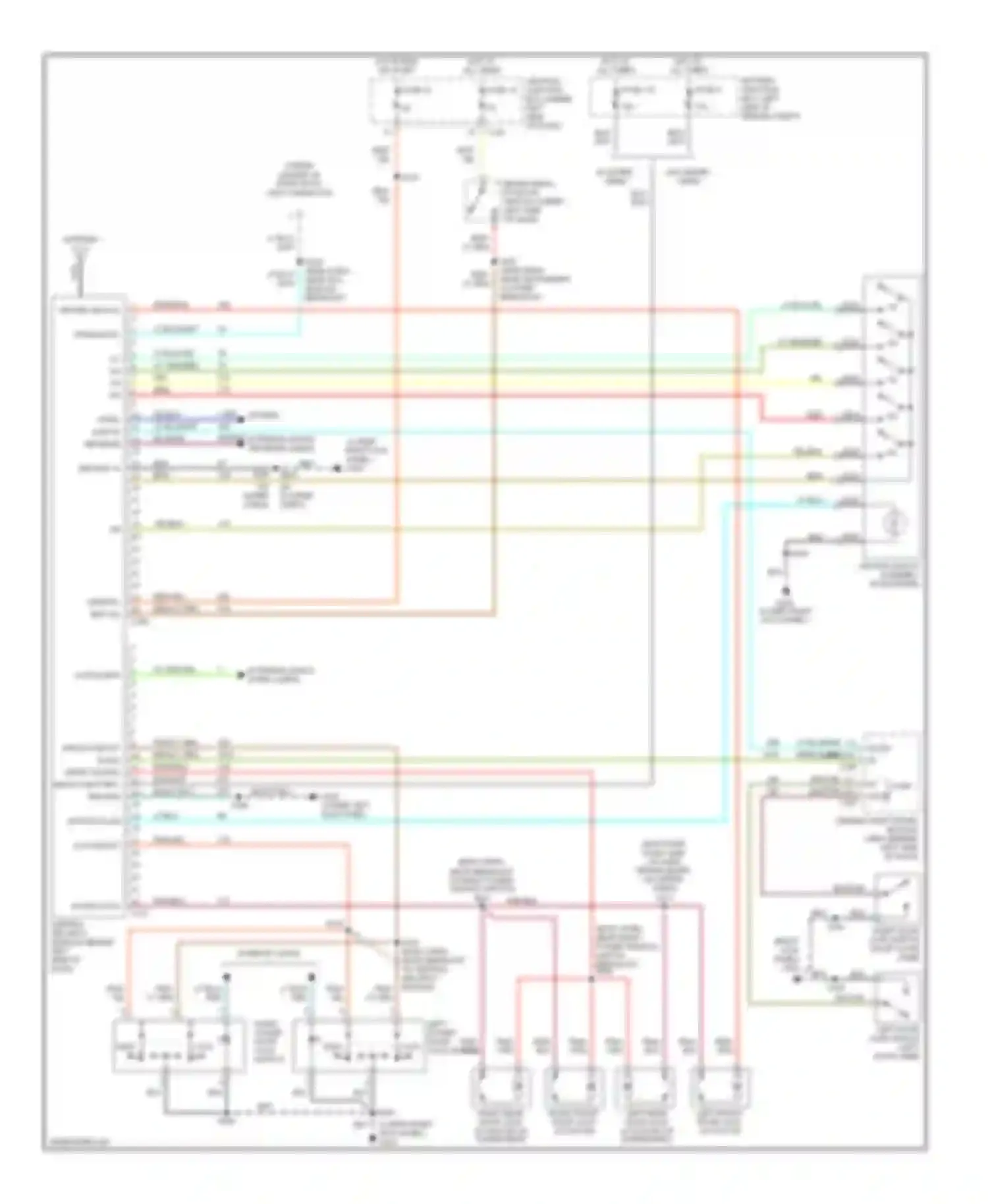 Pickup F150 Ford  (1996-2012): Keyless entry circuit, late production