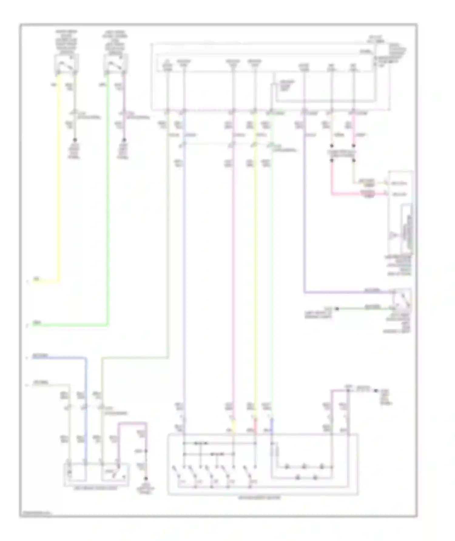 Pickup F150 Ford  (1996-2012): Power door locks circuit (2 of 2)