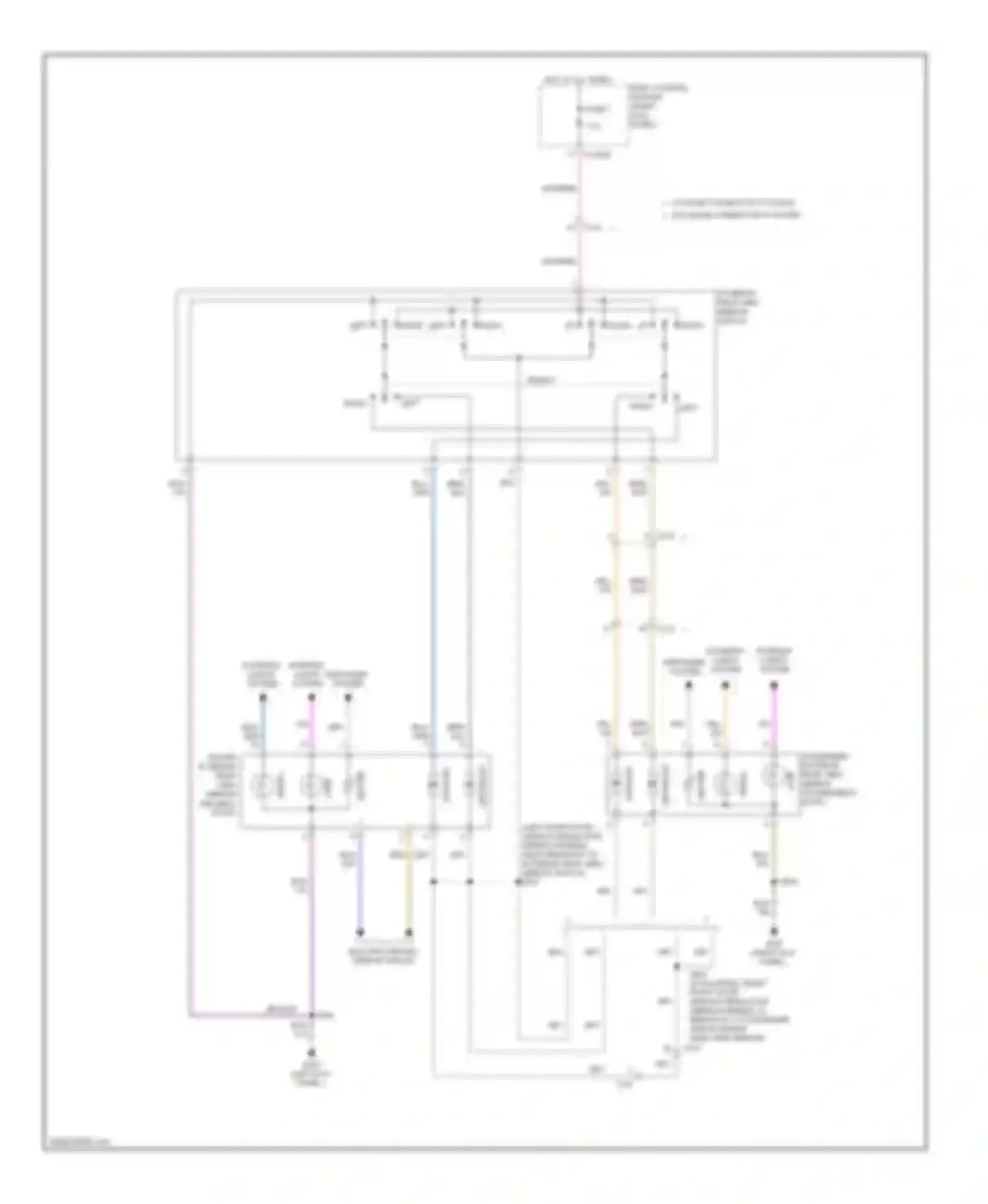 Pickup F150 Ford  (1996-2012): Power mirrors circuit