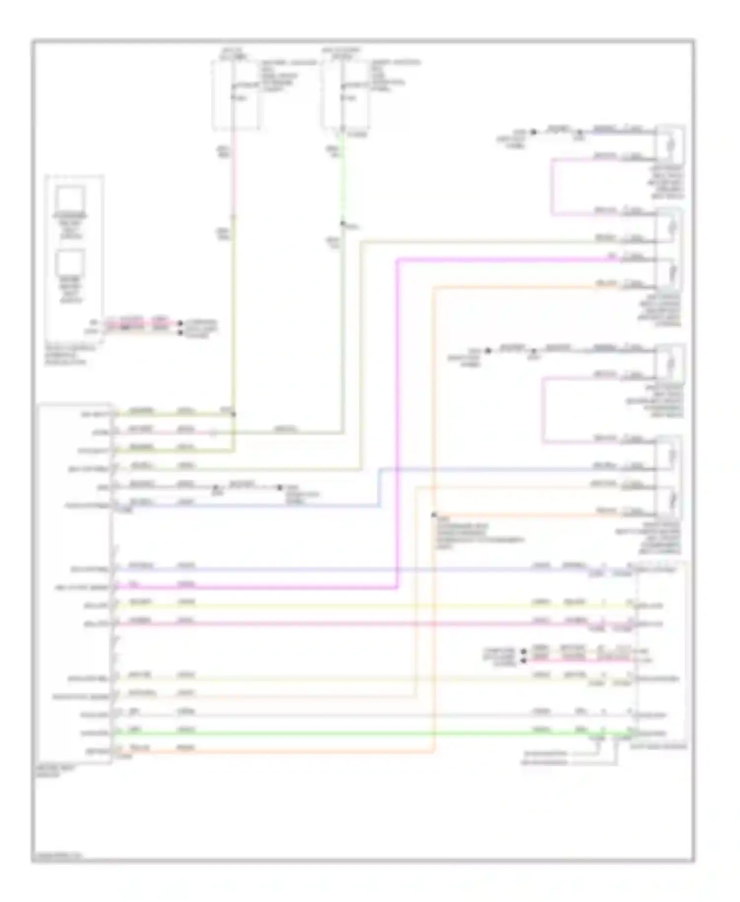 Pickup F150 Ford  (1996-2012): Heated seats circuit