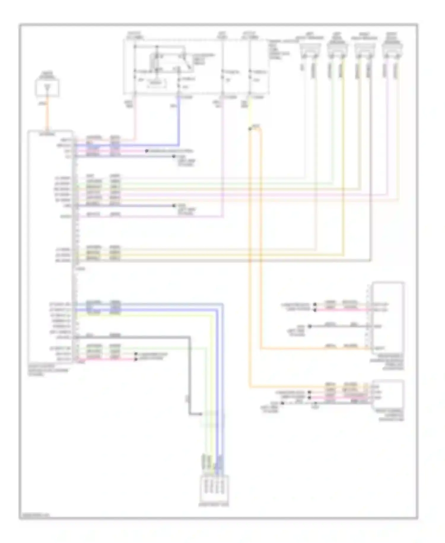 Pickup F150 Ford  (1996-2012): Base radio circuit