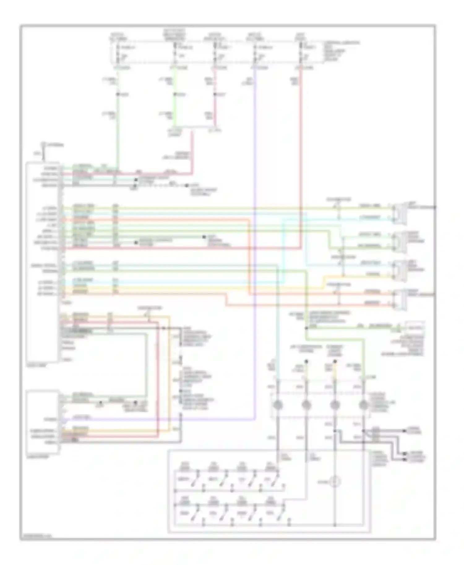 Pickup F150 Ford  (1996-2012): Premium sound radio circuit, without dvd without satellite radio