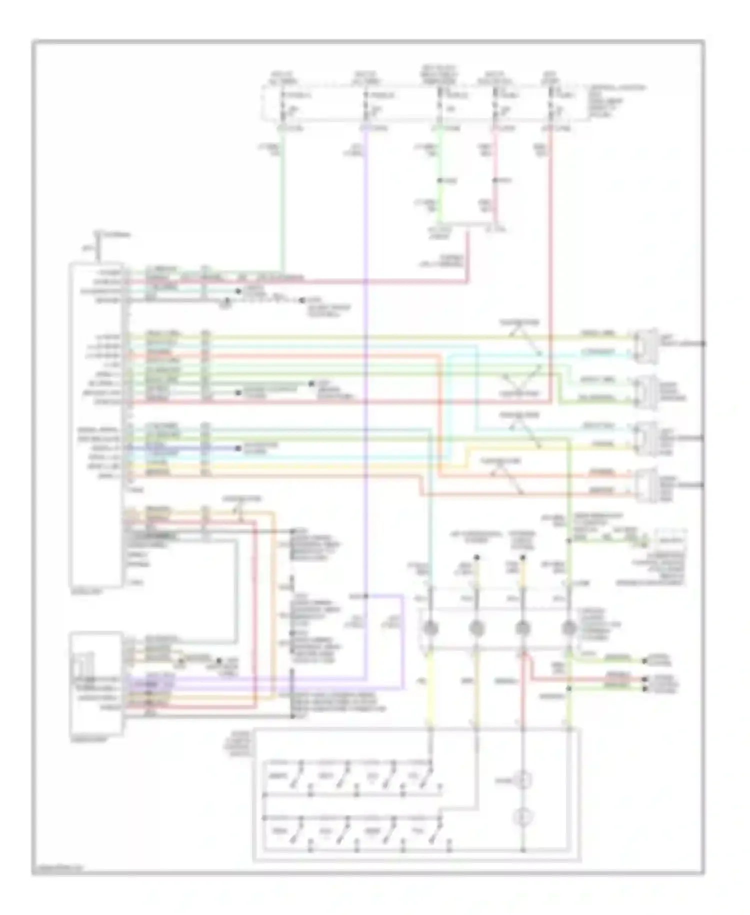 Pickup F150 Ford  (1996-2012): Radio circuit, premium radio
