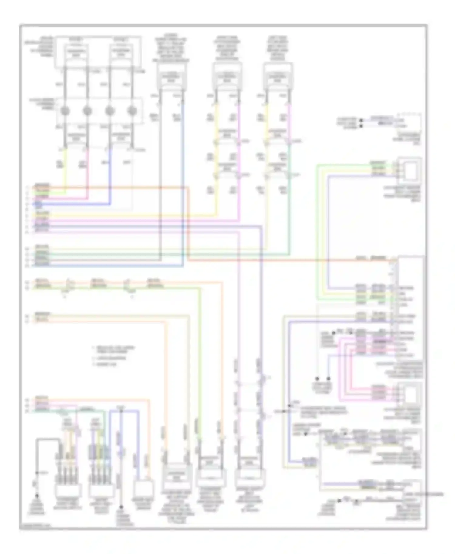 Pickup F150 Ford  (1996-2012): Supplemental restraints circuit (2 of 2)