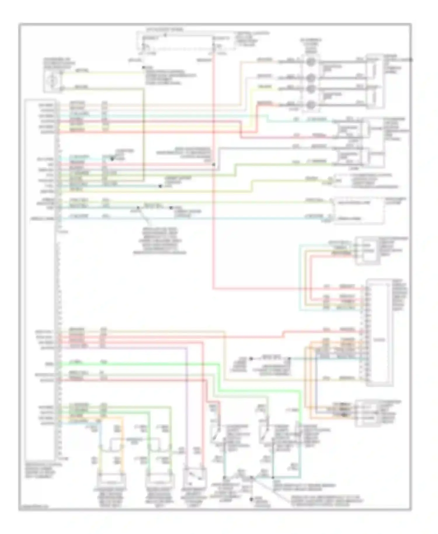 Pickup F150 Ford  (1996-2012): Supplemental restraints circuit