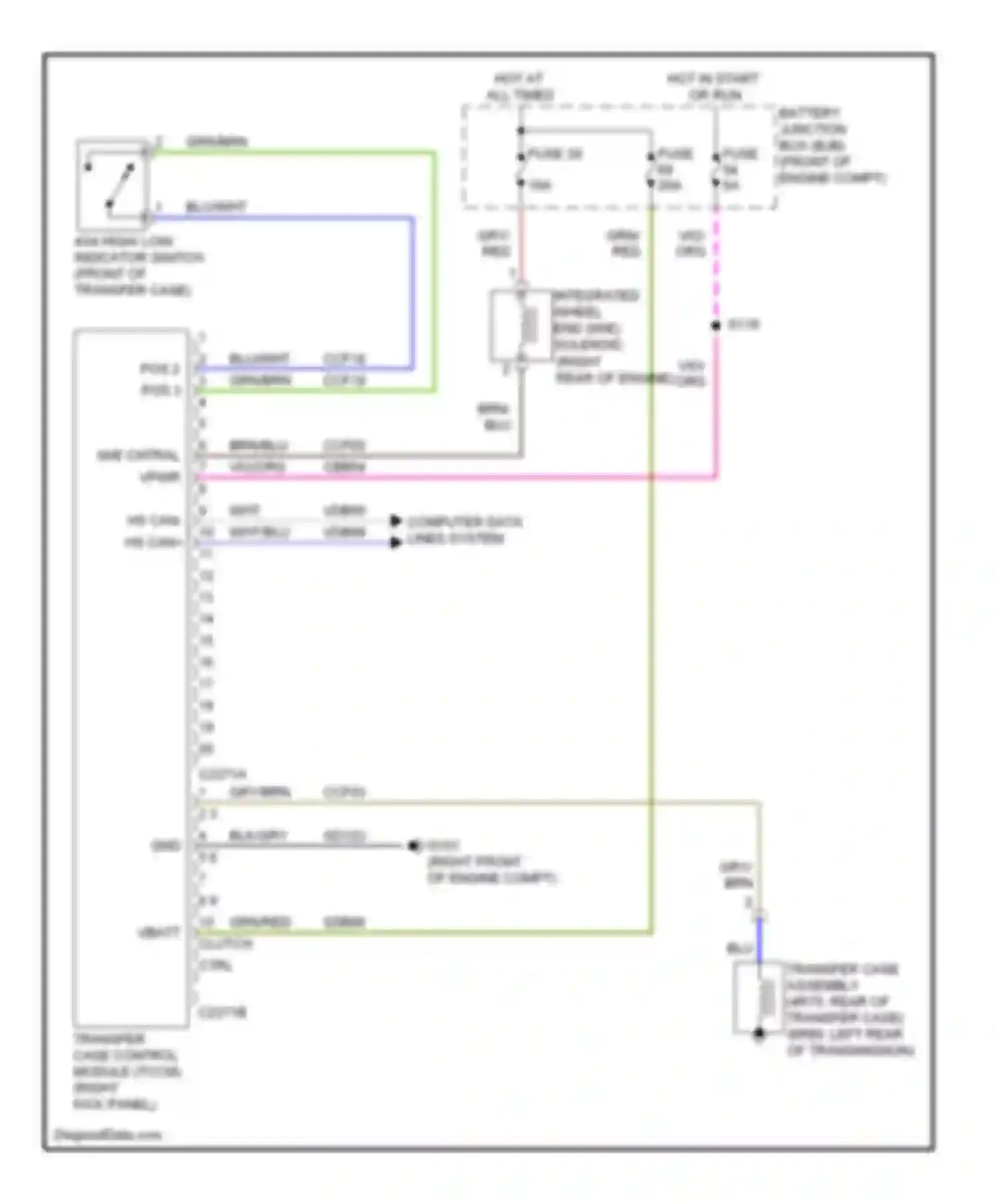 Pickup F150 Ford  (1996-2012): 4wd circuit, mechanical