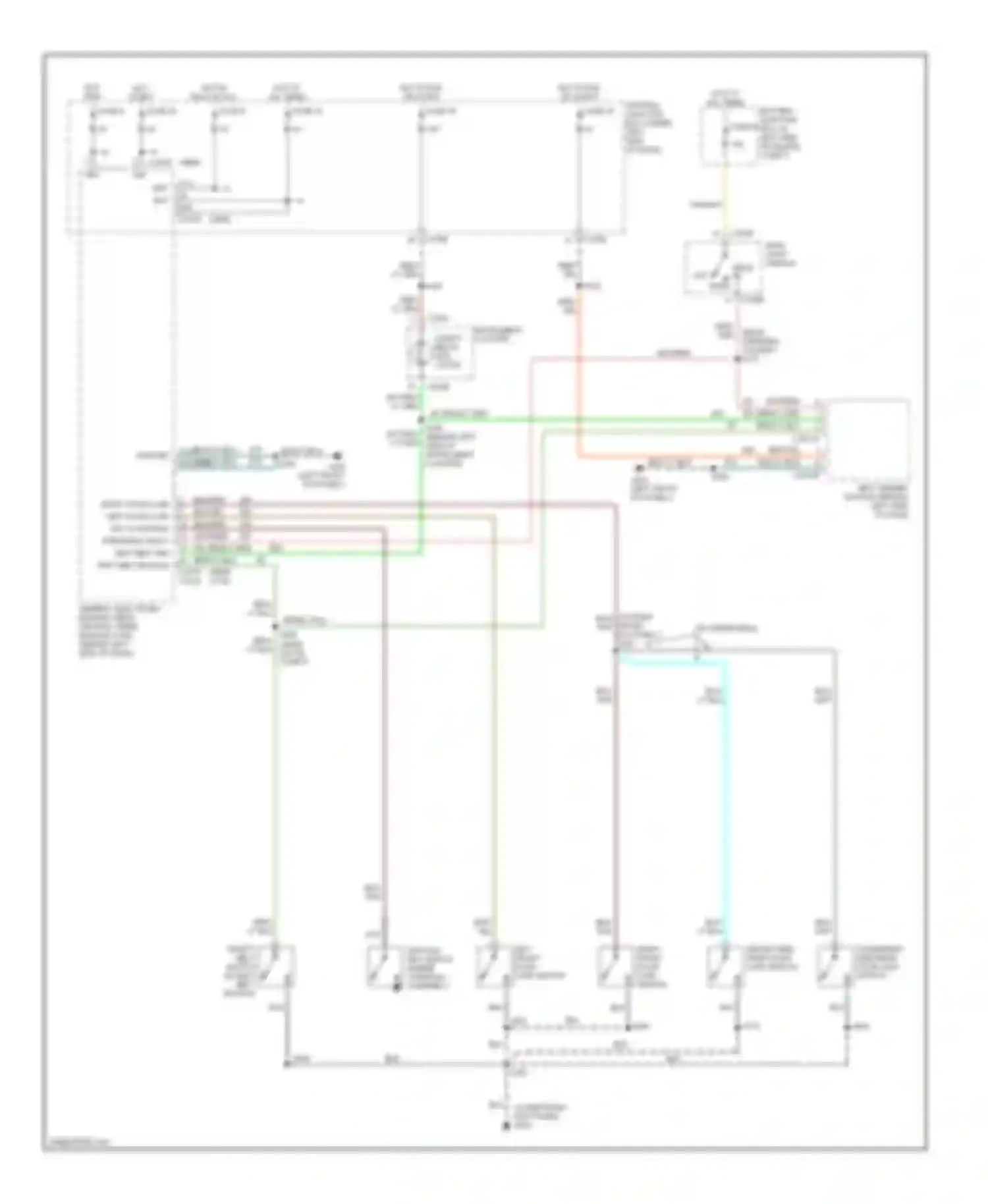 Pickup F150 Ford  (1996-2012): Warning system circuits