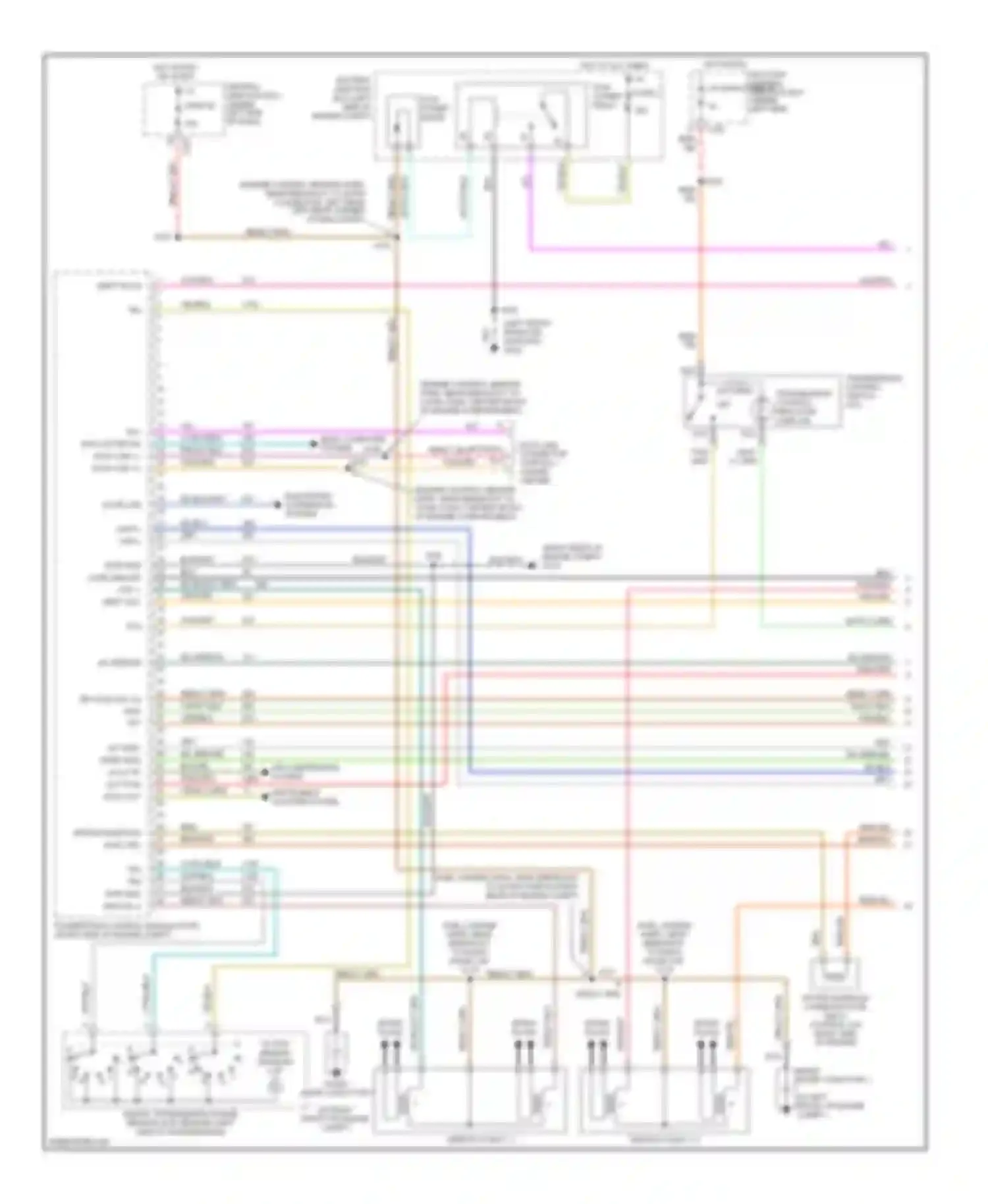 Pickup F250 Super Duty Ford  (1999-1999): Wiring diagram engine performance 4.6ls (1 of 4)