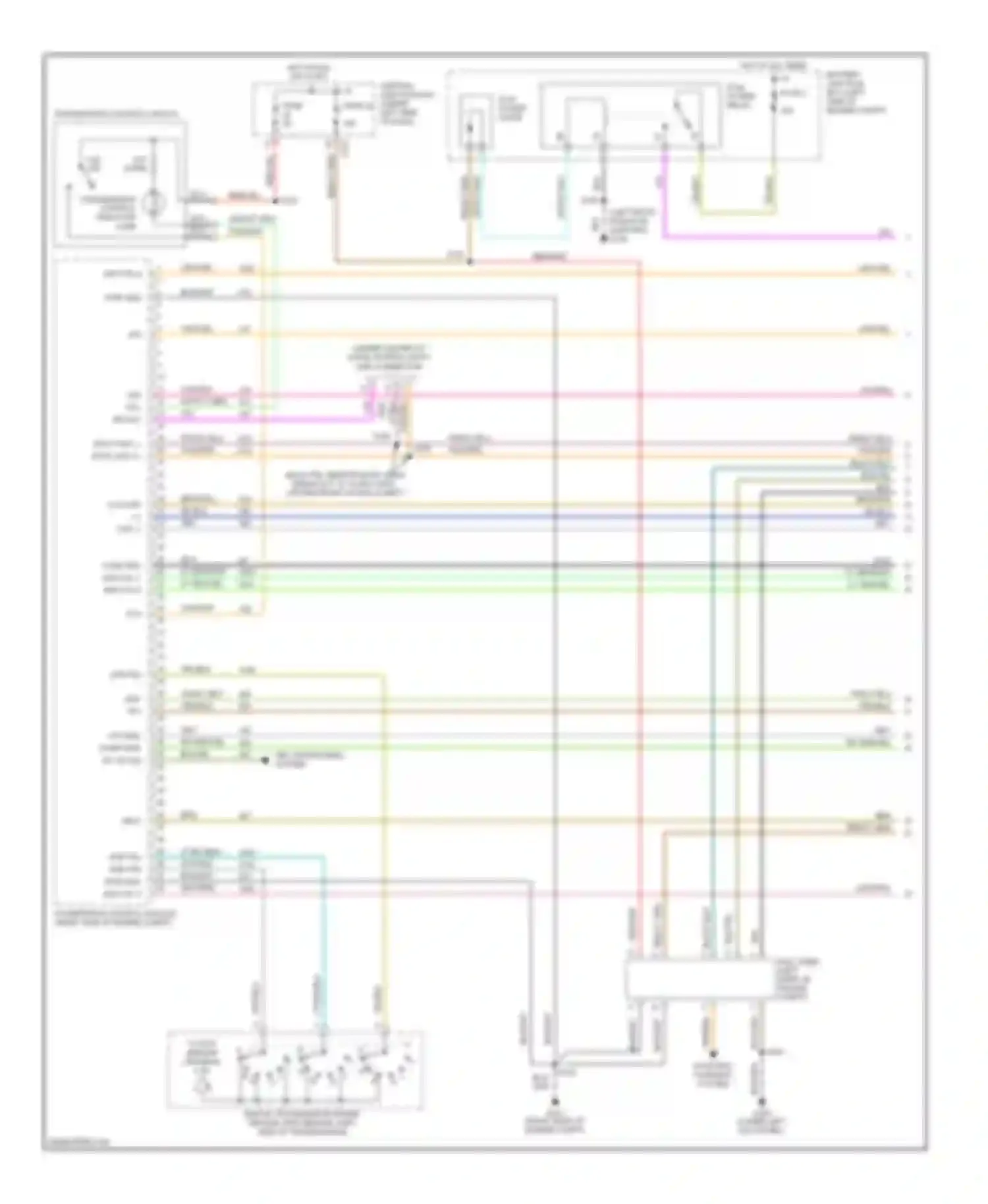 Pickup F250 Super Duty Ford  (1999-1999): Wiring diagram engine performance 5.4l cngs (1 of 5)