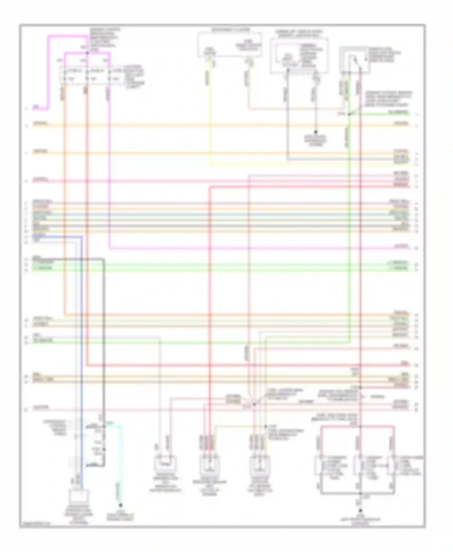 Pickup F250 Super Duty Ford  (1999-1999): Wiring diagram engine performance 5.4l cngs (2 of 5)