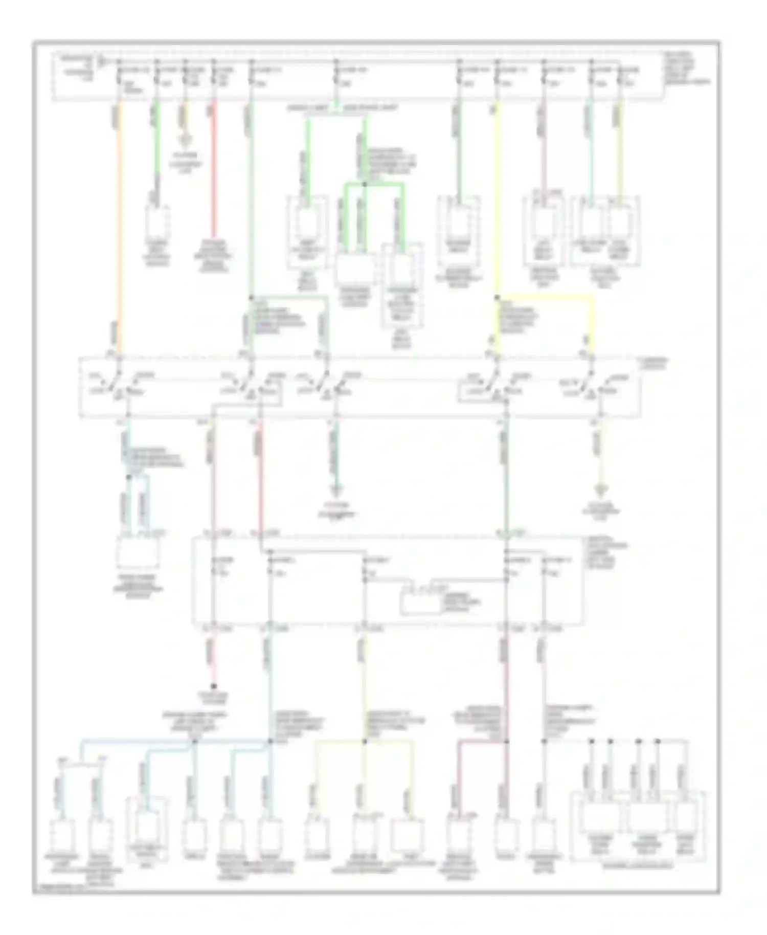 Pickup F250 Super Duty Ford  (1999-1999): Power distribution circuit (2 of 4)