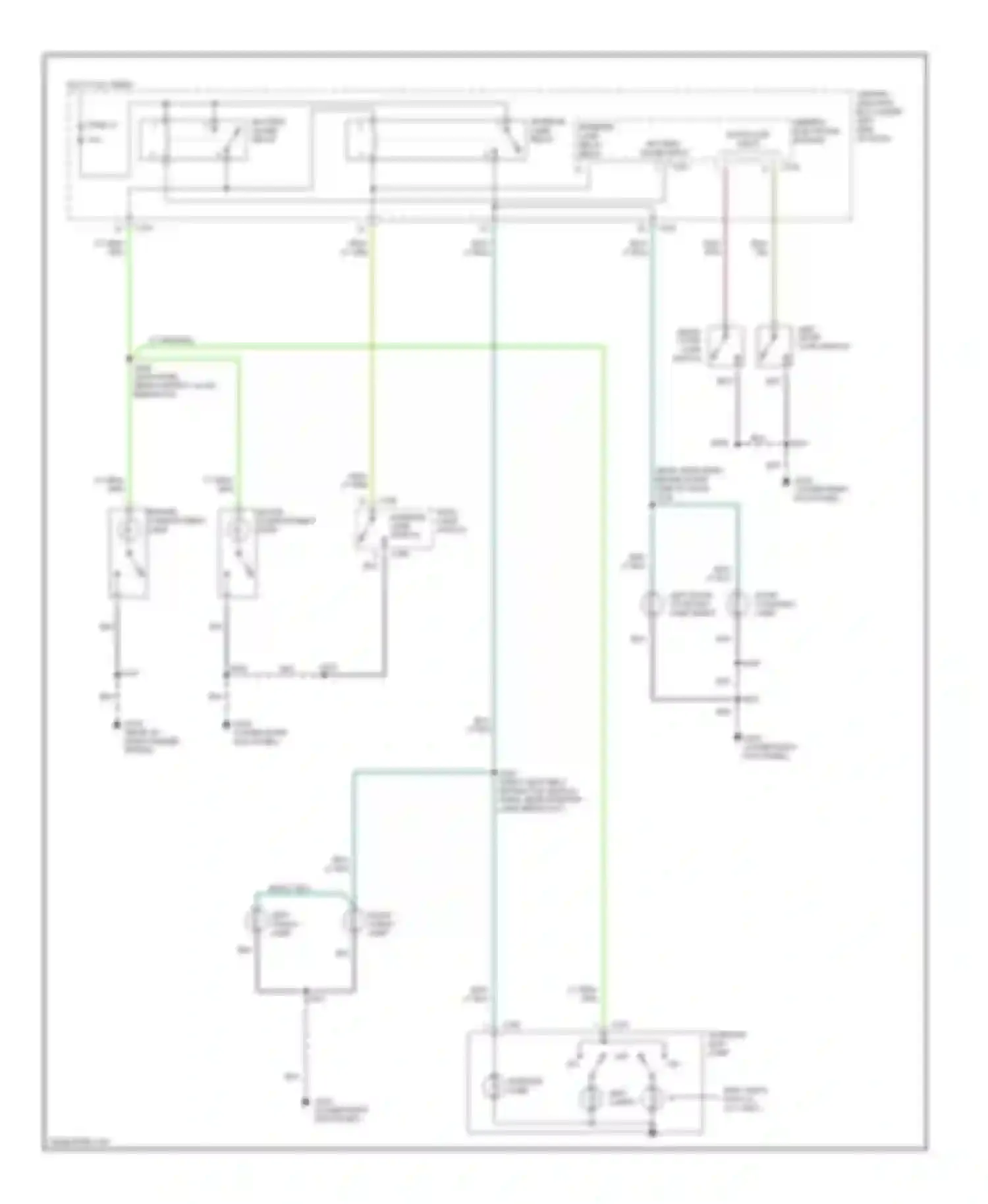 Wiring diagram battery saver input for Ford Pickup F250 Super Duty  (1999-1999) (1 of 1)