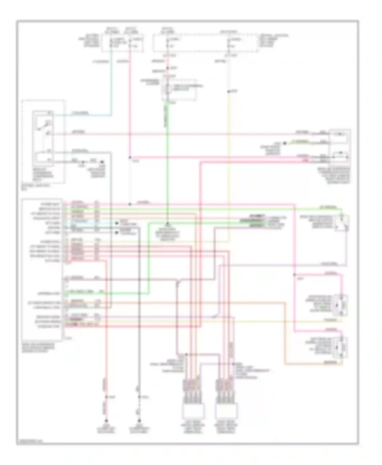 Wiring diagram body computer for Ford Pickup F250 Super Duty  (1999-1999) (1 of 1)